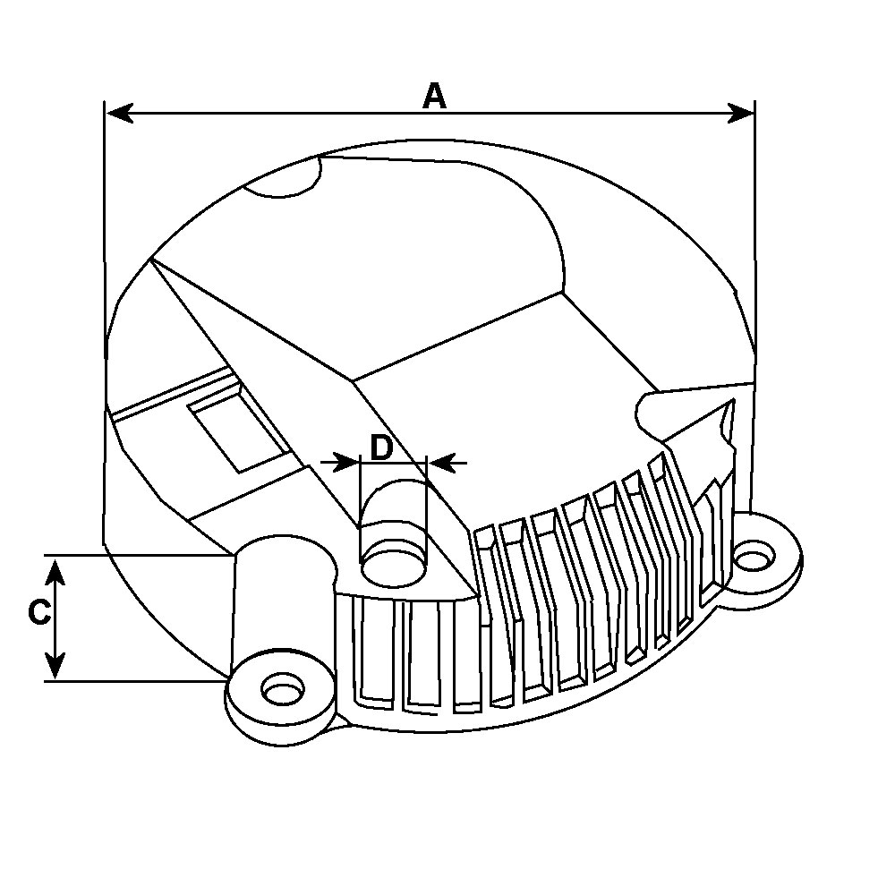 Ilustracja F 032 232 457 HC-CARGO pokrywa zabezpieczająca, alternator