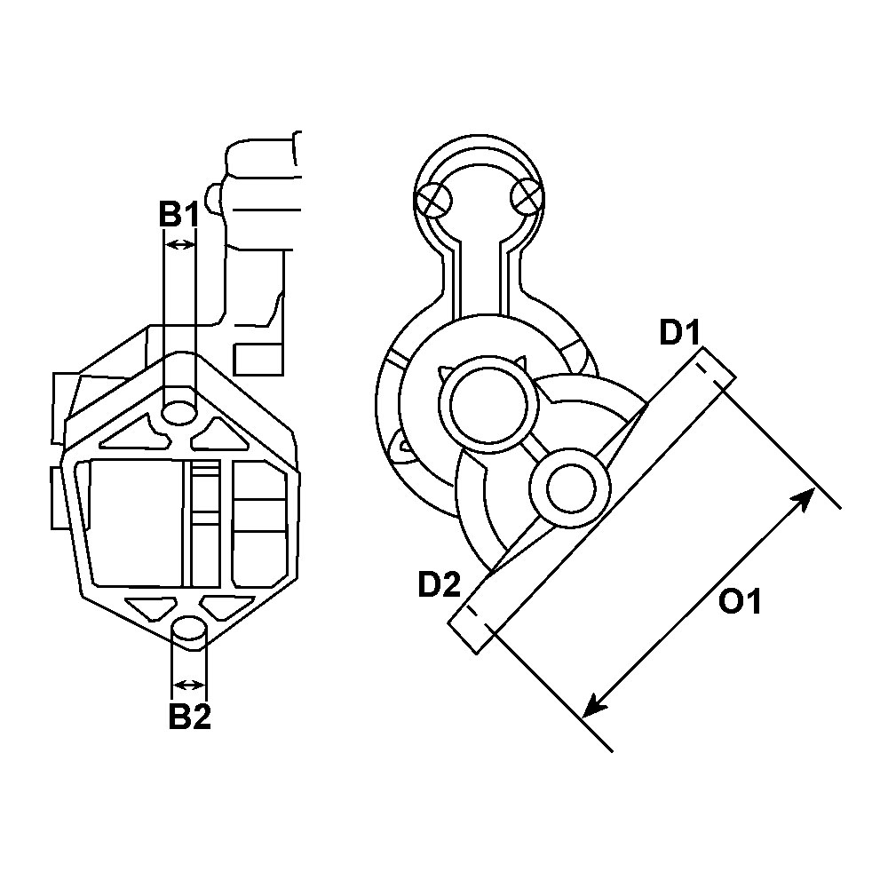 Ilustracja F 032 234 989 HC-CARGO stator, alternator