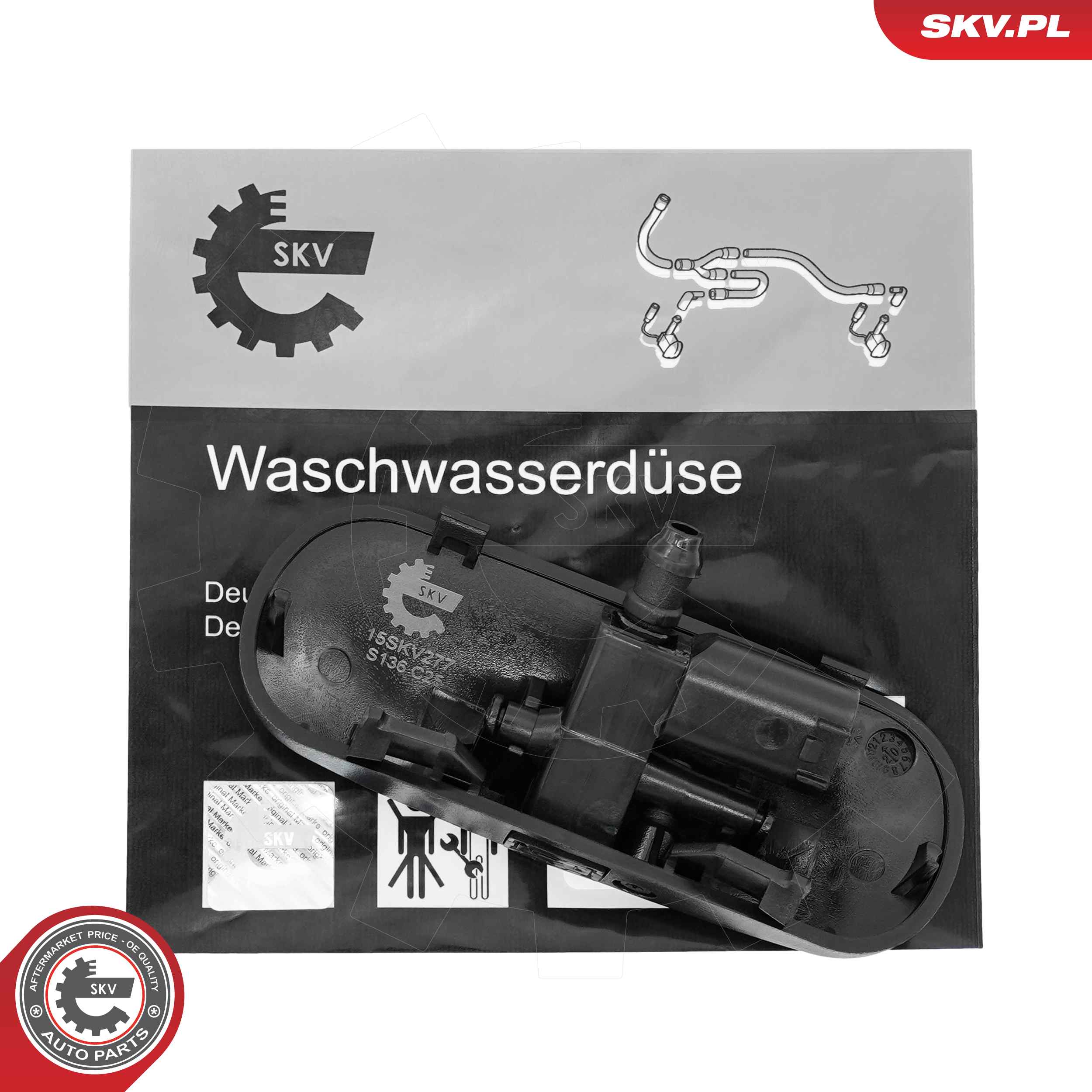 Ilustracja 15SKV277 ESEN SKV dysza spryskiwacza, czyszczenie szyb