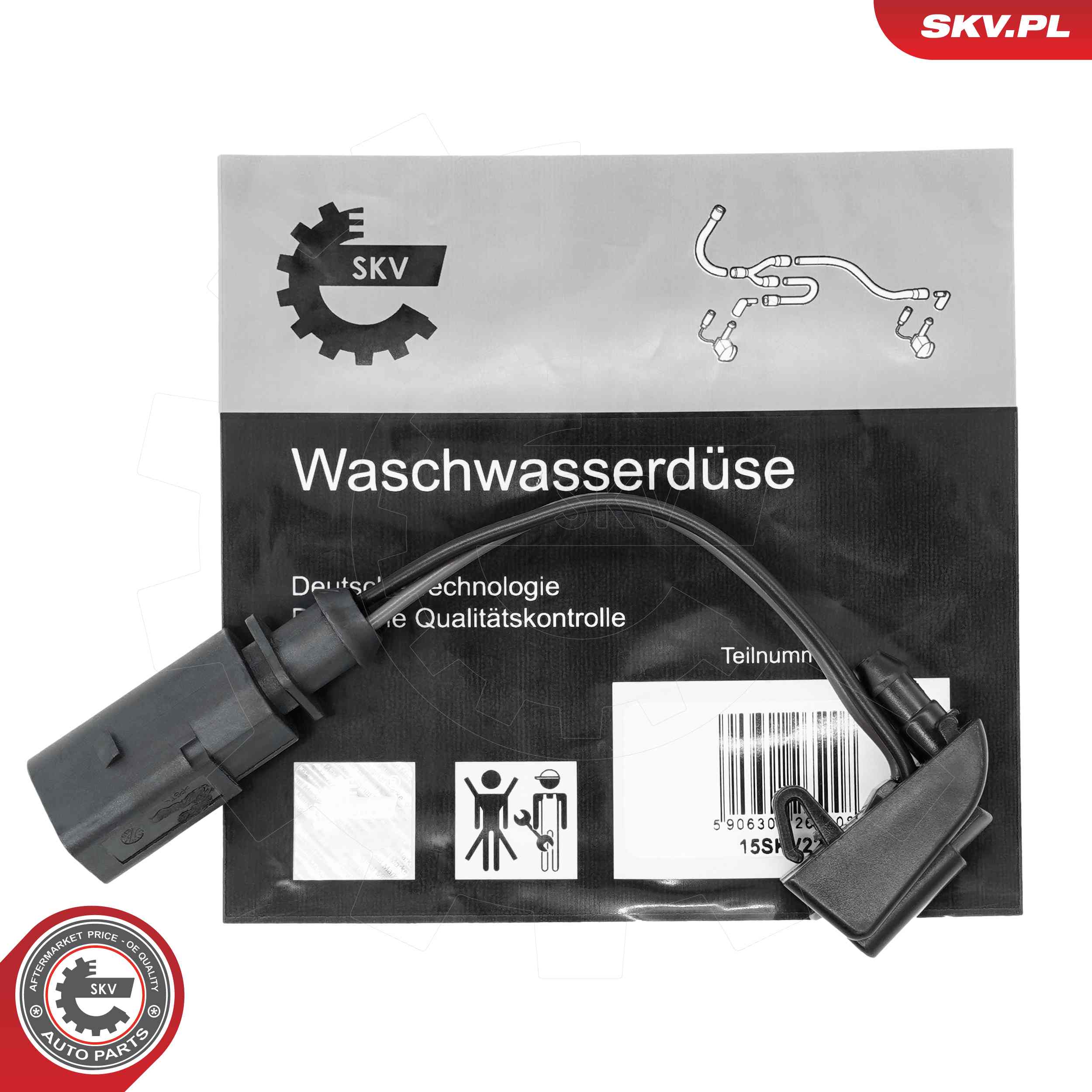 Ilustracja 15SKV288 ESEN SKV dysza spryskiwacza, czyszczenie szyb