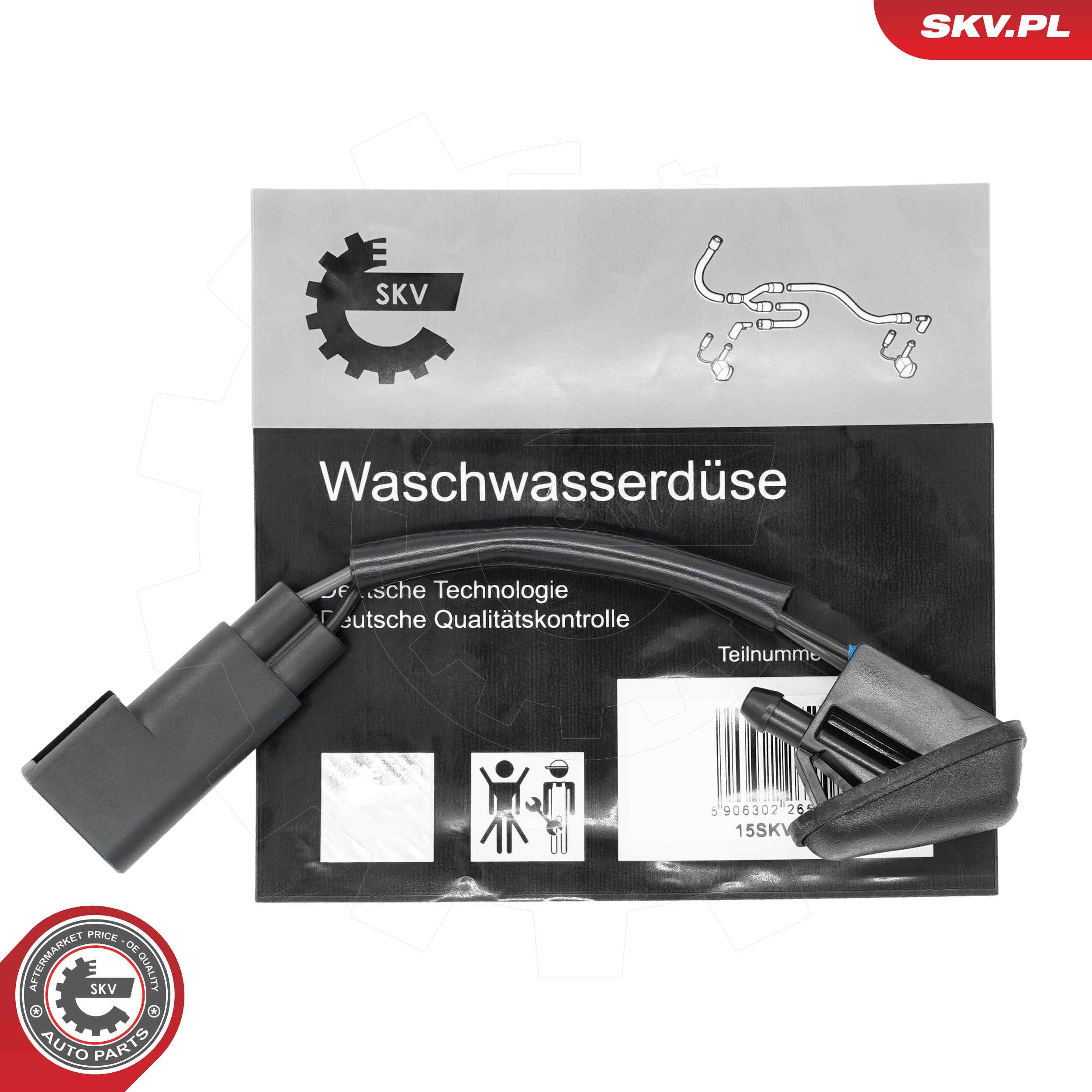 Ilustracja 15SKV315 ESEN SKV dysza spryskiwacza, czyszczenie szyb