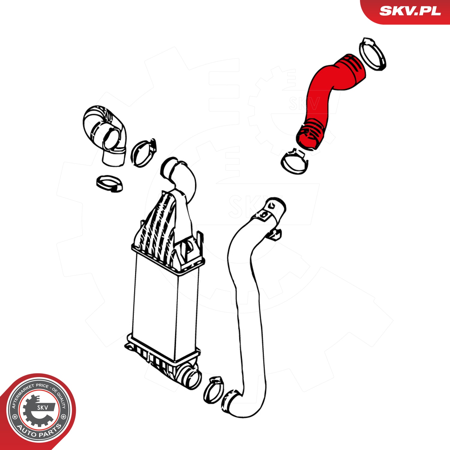 Ilustracja 24SKV222 ESEN SKV przewód powietrza doładowującego