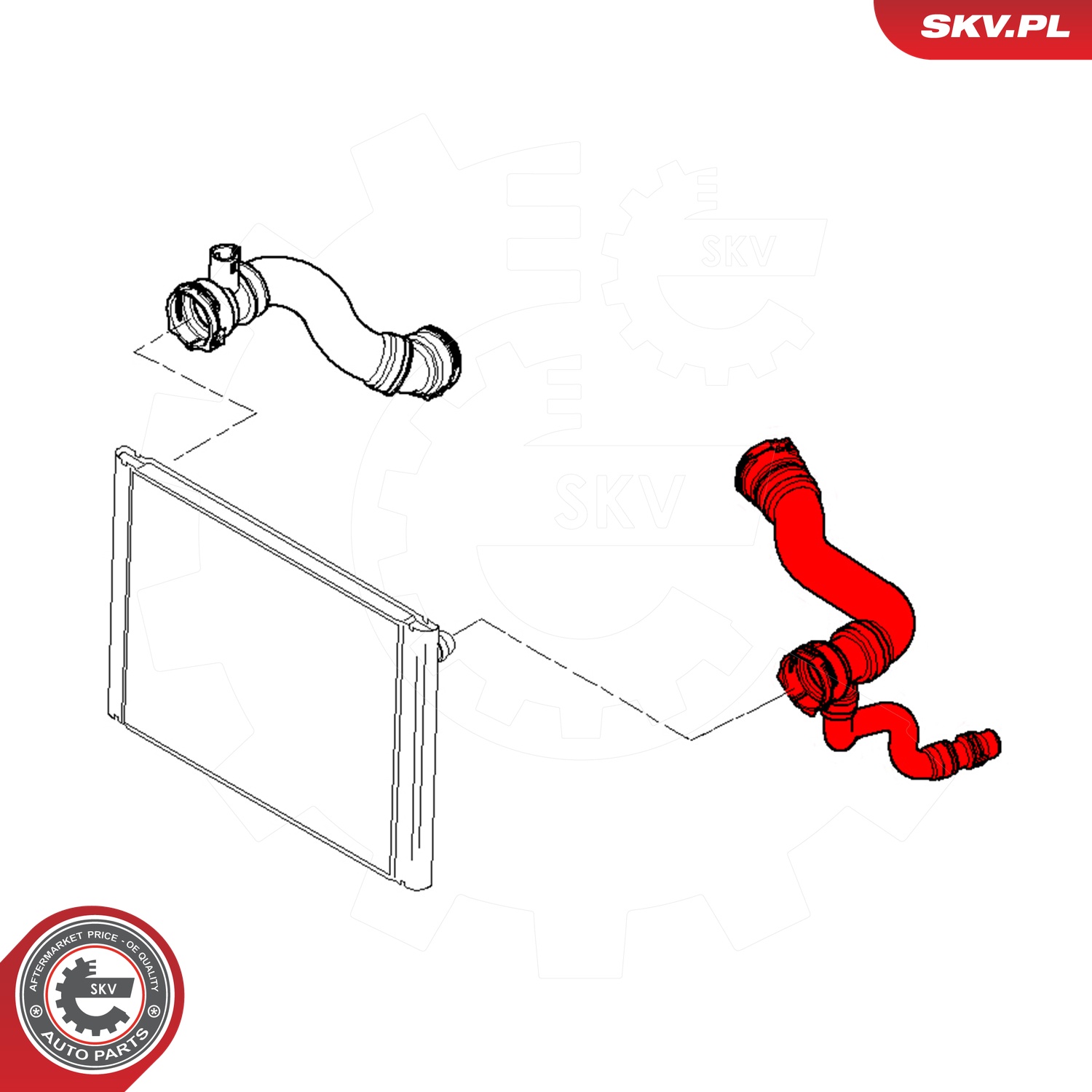 Ilustracja 24SKV274 ESEN SKV przewód elastyczny chłodnicy