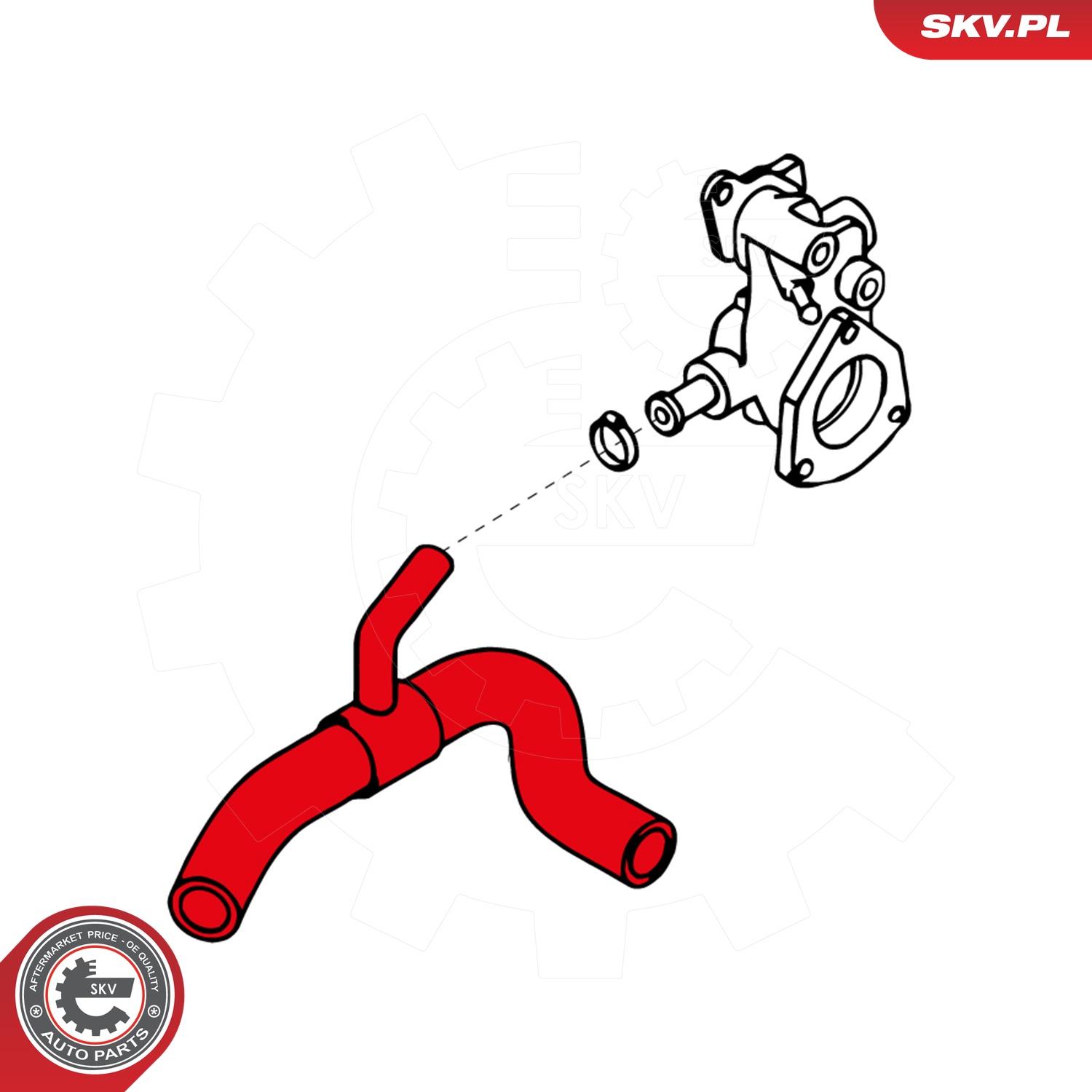 Ilustracja 24SKV347 ESEN SKV przewód elastyczny chłodnicy
