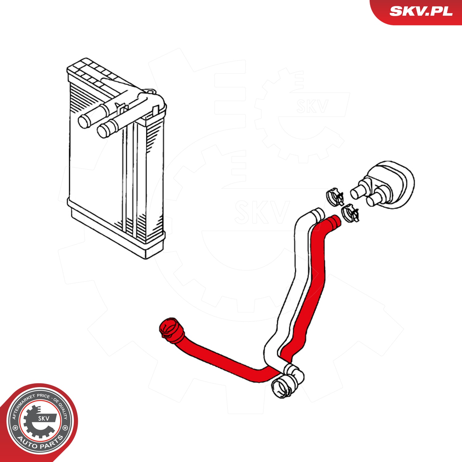 Ilustracja 24SKV374 ESEN SKV przewód elastyczny chłodnicy