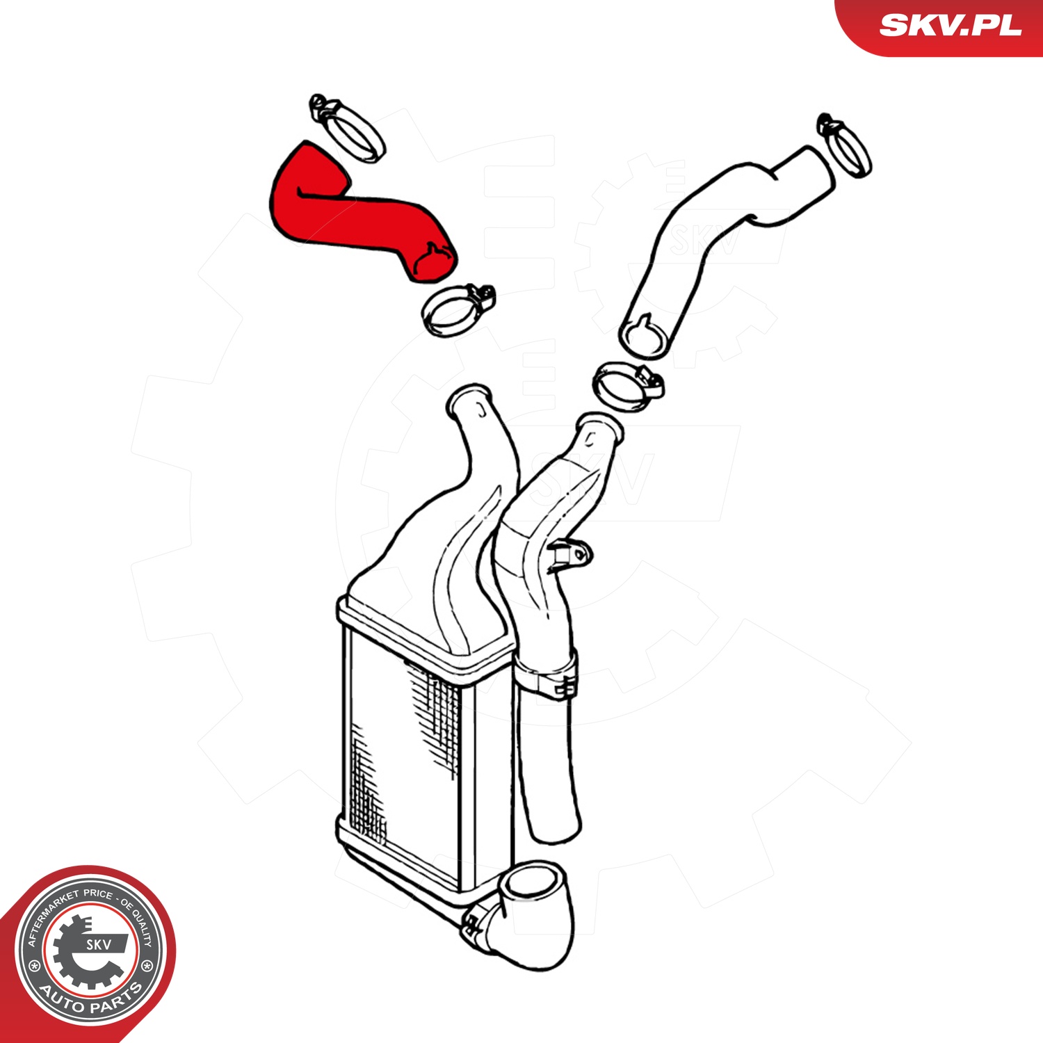 Ilustracja 24SKV842 ESEN SKV przewód powietrza doładowującego