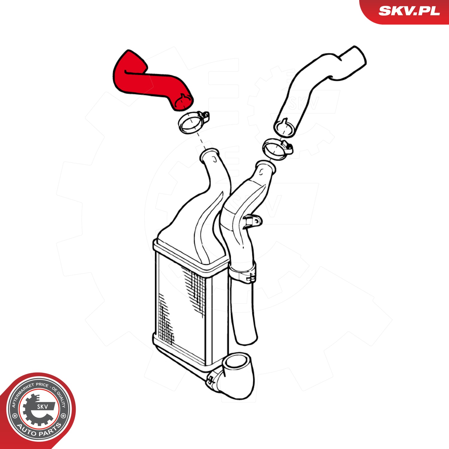 Ilustracja 24SKV851 ESEN SKV przewód powietrza doładowującego