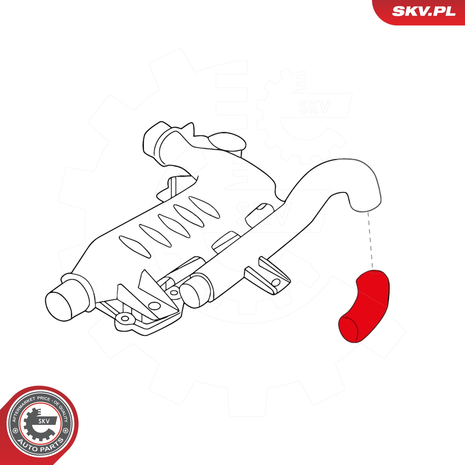 Ilustracja 24SKV875 ESEN SKV przewód powietrza doładowującego