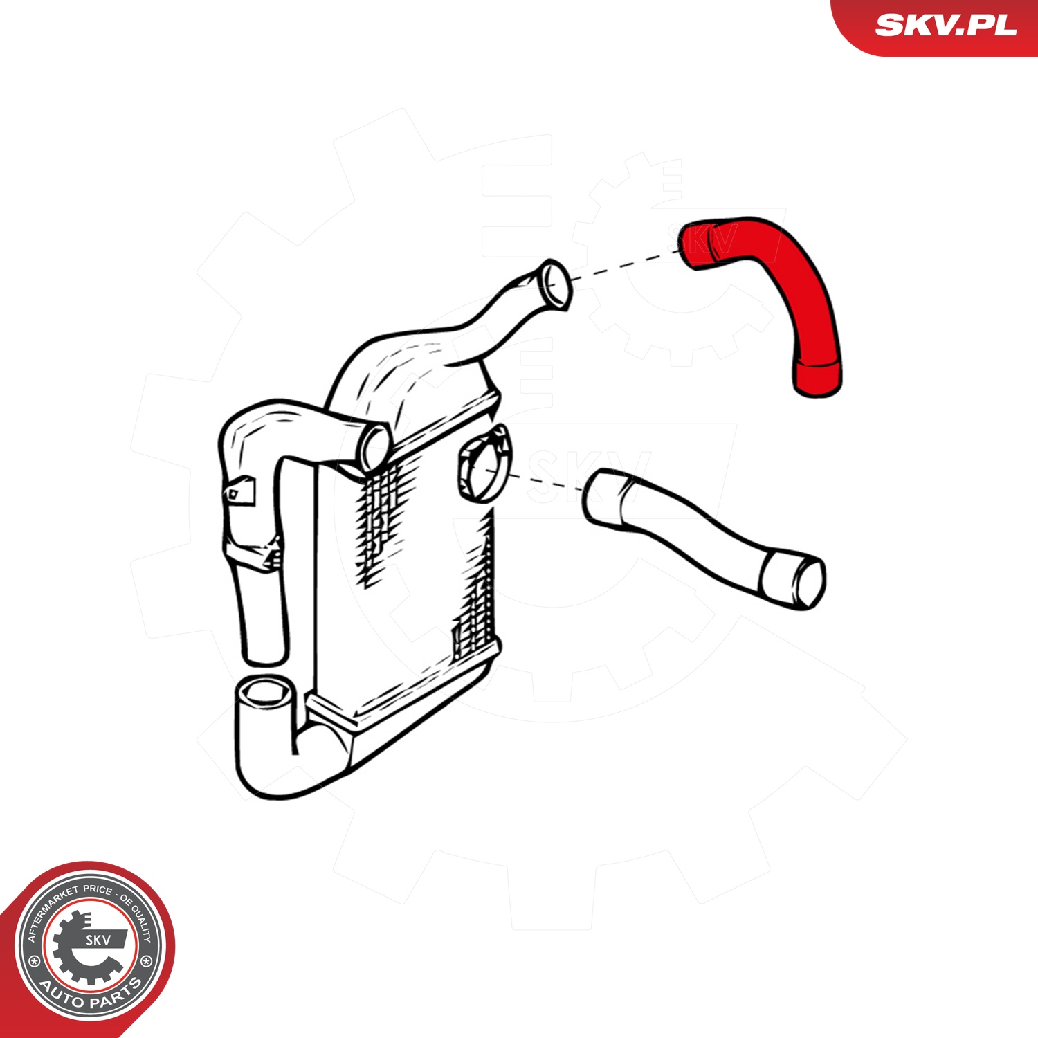 Ilustracja 24SKV917 ESEN SKV przewód powietrza doładowującego