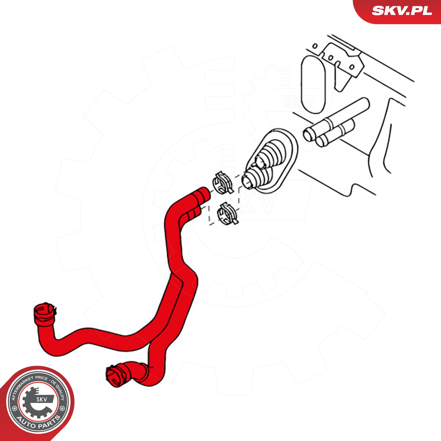 Ilustracja 43SKV822 ESEN SKV przewód ogrzewania