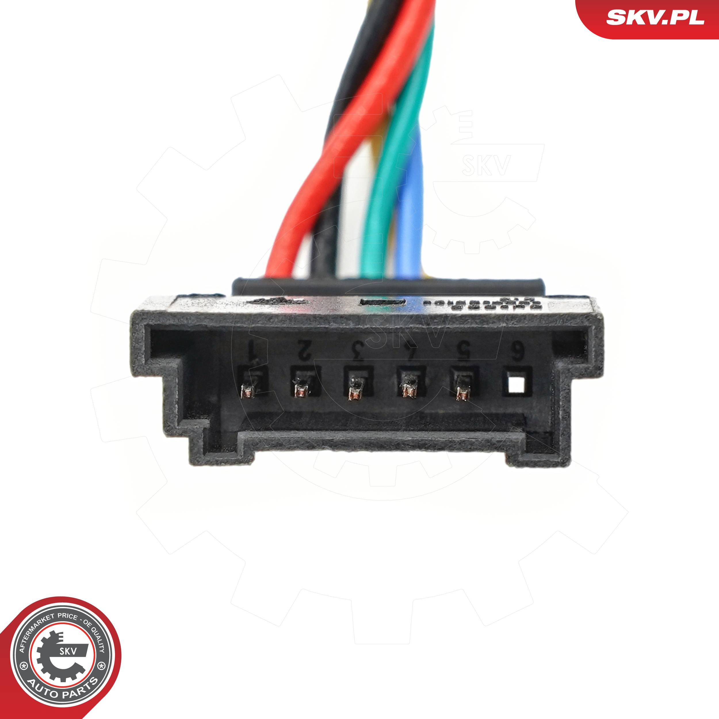 Ilustracja 52SKV174 ESEN SKV silnik elektryczny, klapa bagażnika
