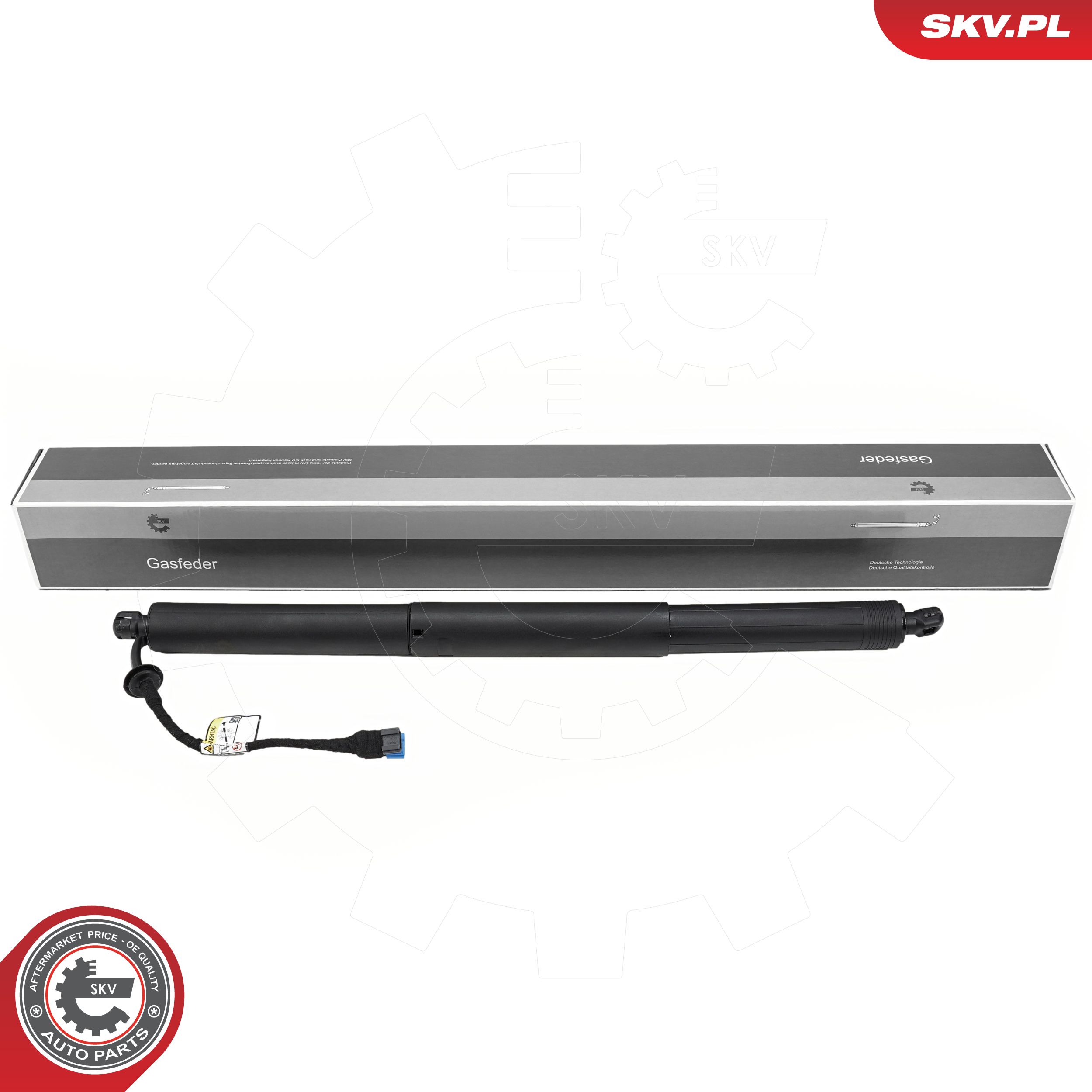 Ilustracja 52SKV183 ESEN SKV silnik elektryczny, klapa bagażnika