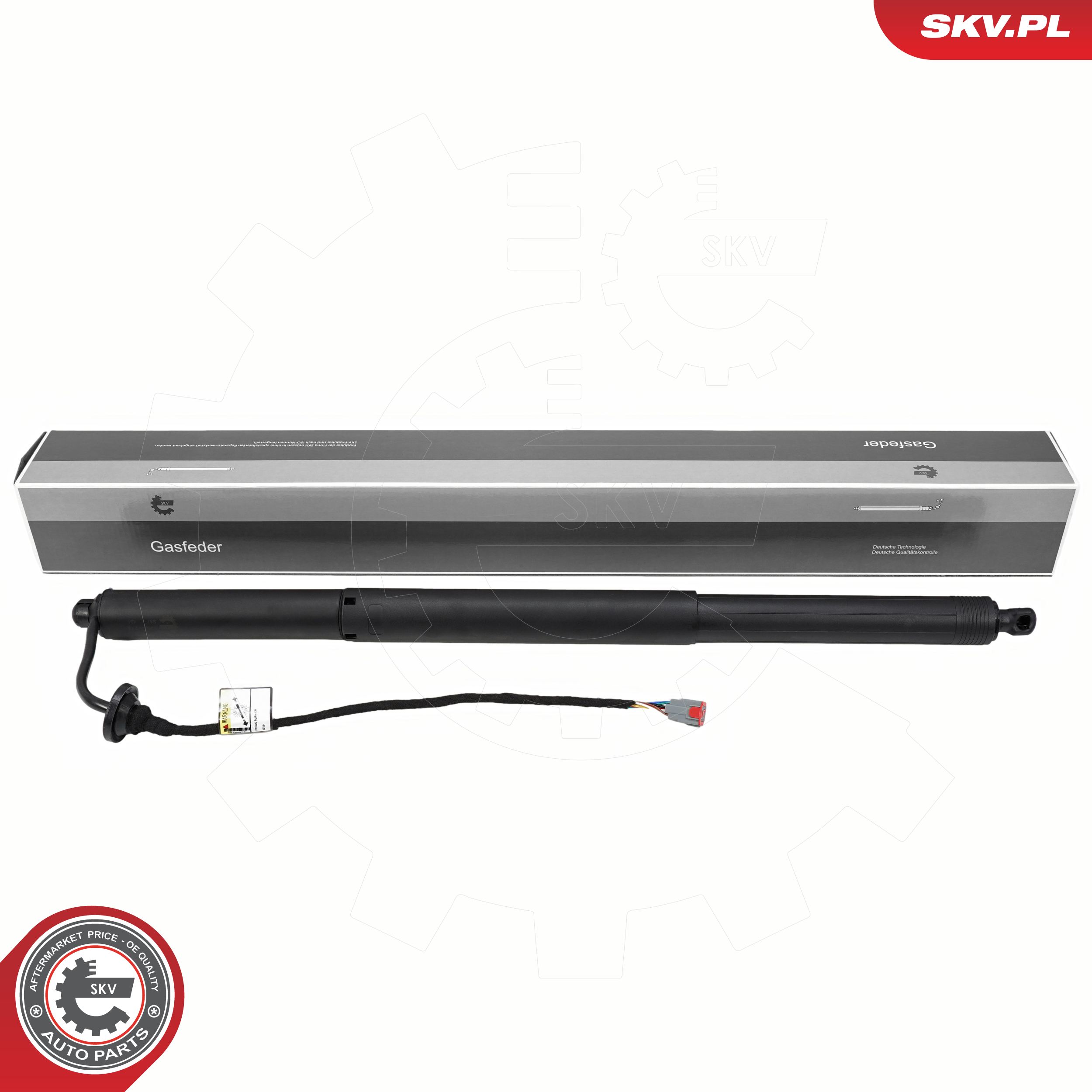 Ilustracja 52SKV278 ESEN SKV silnik elektryczny, klapa bagażnika