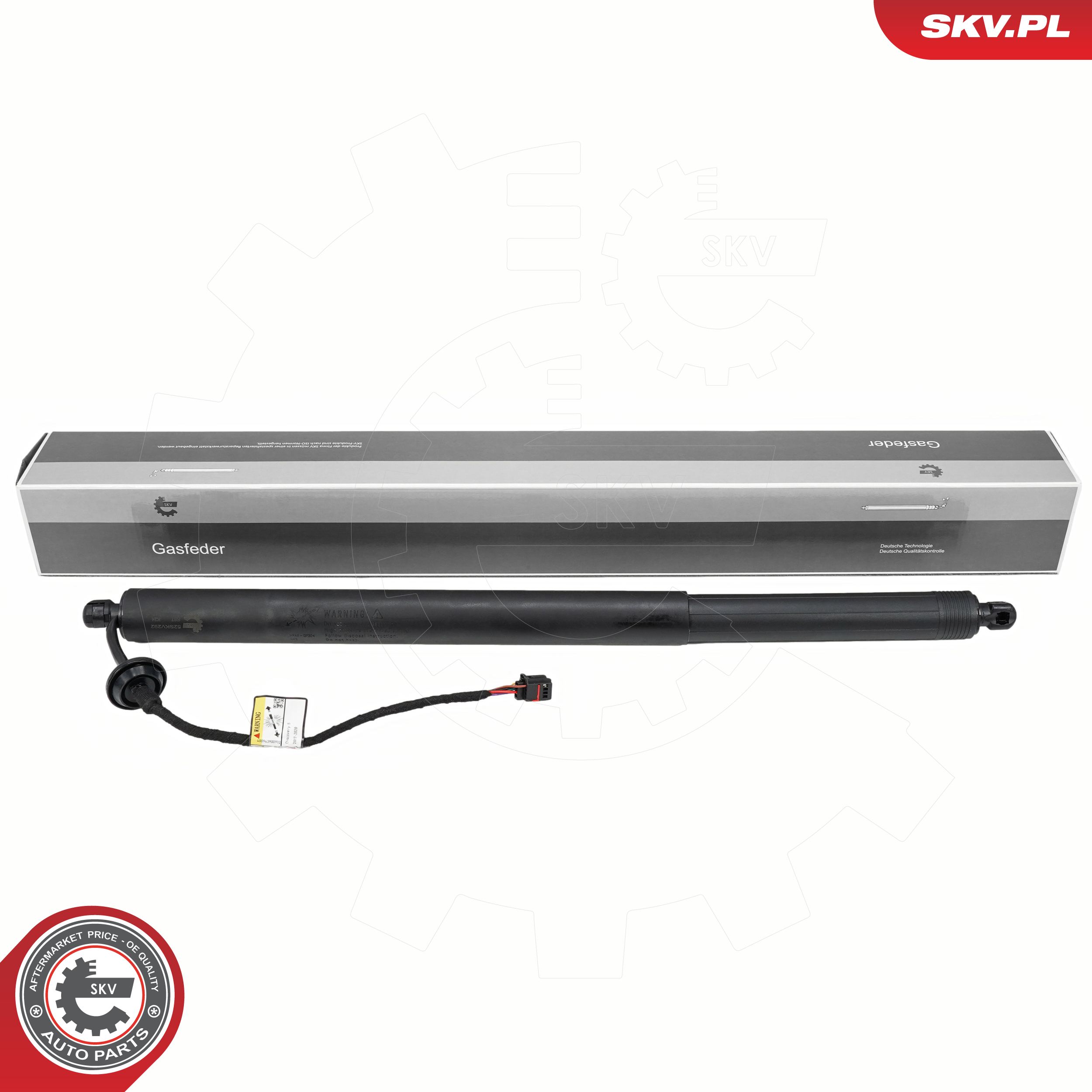 Ilustracja 52SKV292 ESEN SKV silnik elektryczny, klapa bagażnika