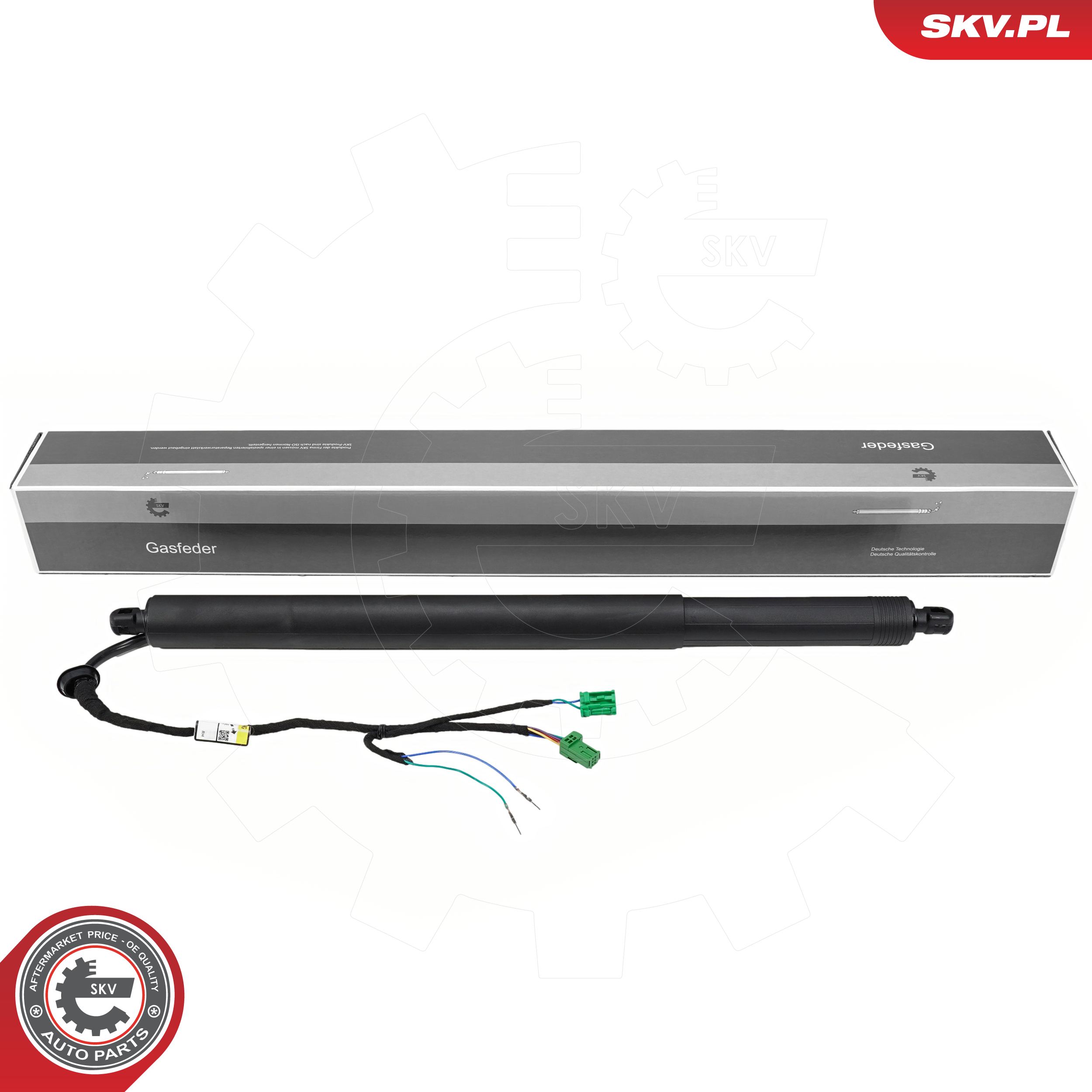 Ilustracja 52SKV983 ESEN SKV silnik elektryczny, klapa bagażnika