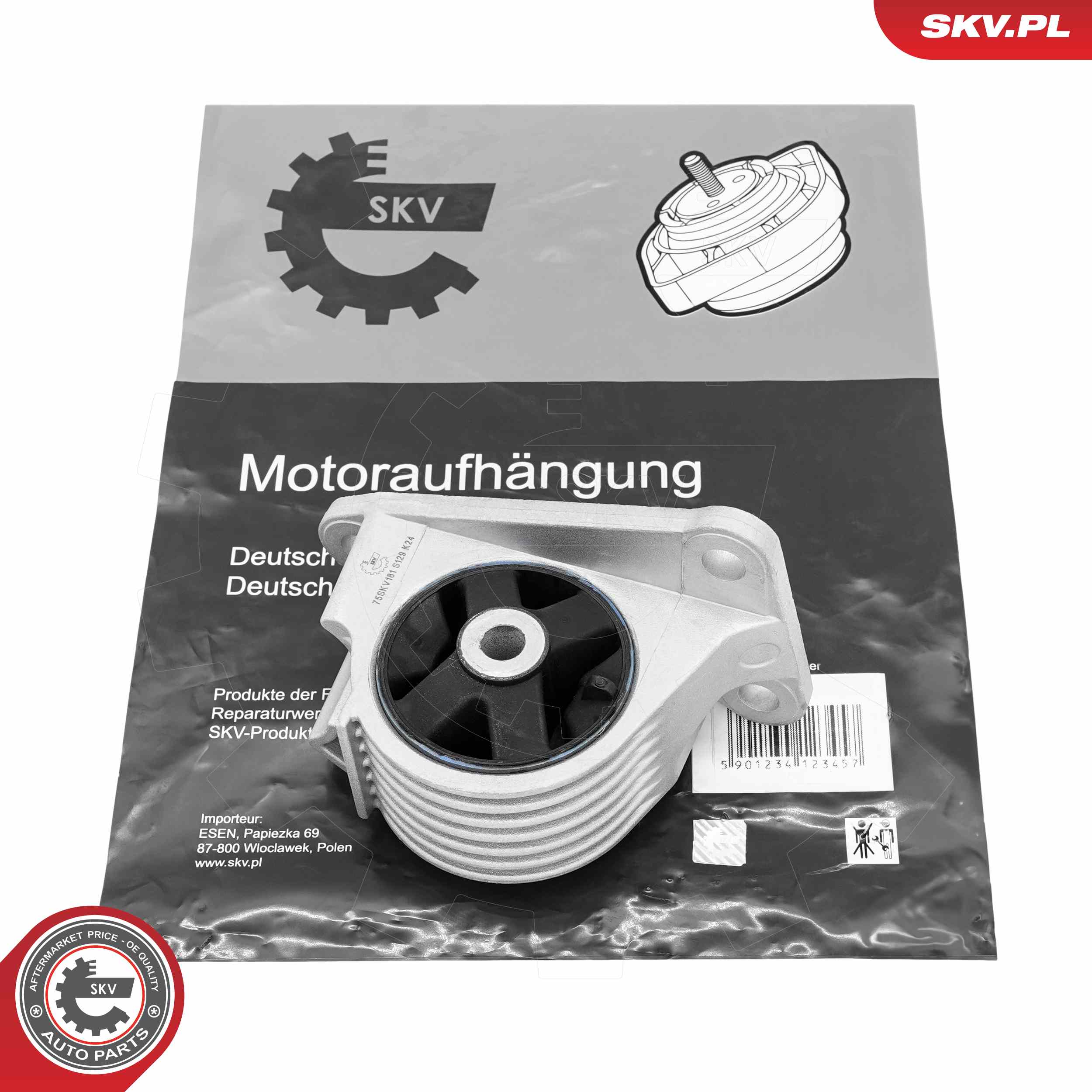 Ilustracja 75SKV181 ESEN SKV poduszka silnika / mocowanie