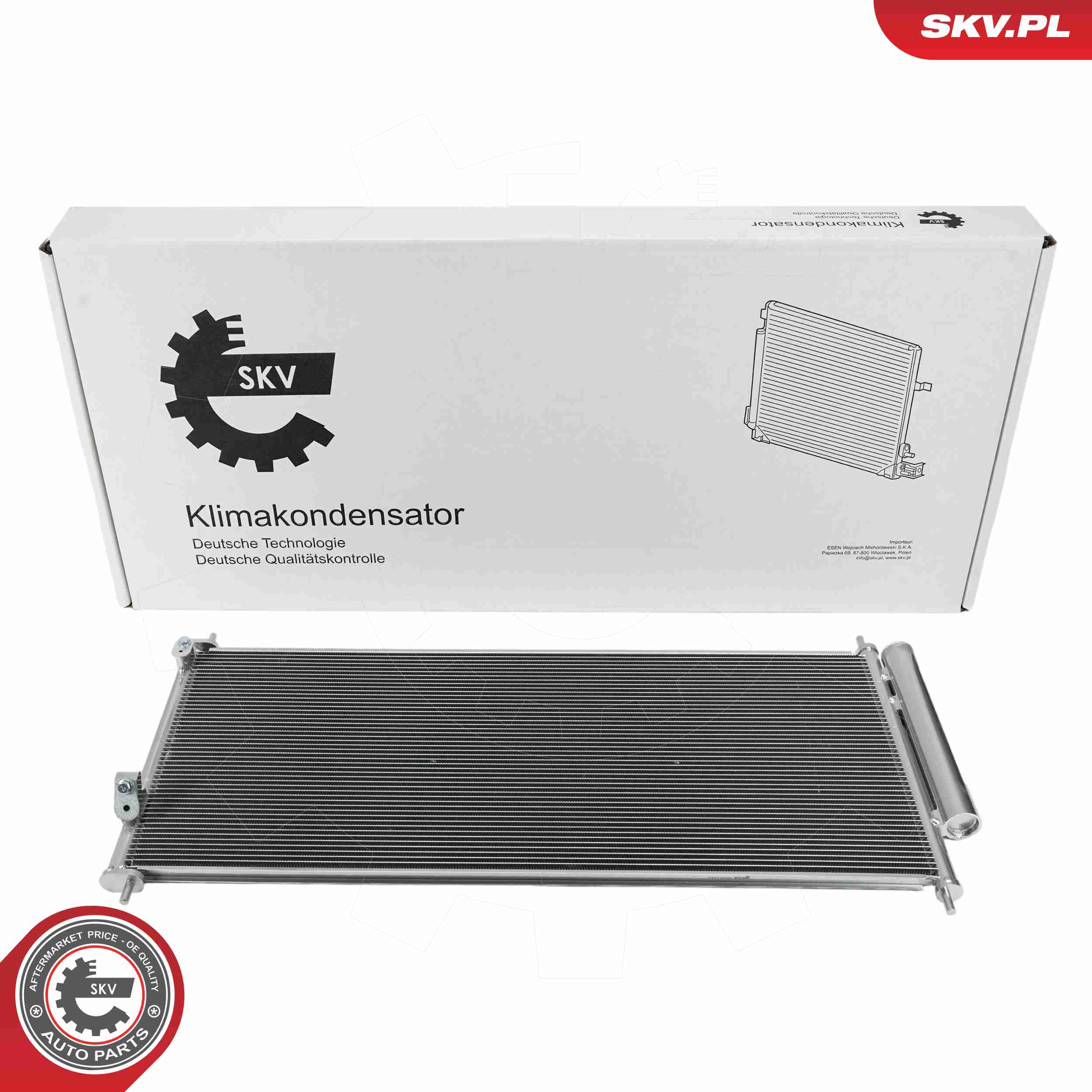 Ilustracja 86SKV223 ESEN SKV skraplacz, klimatyzacja