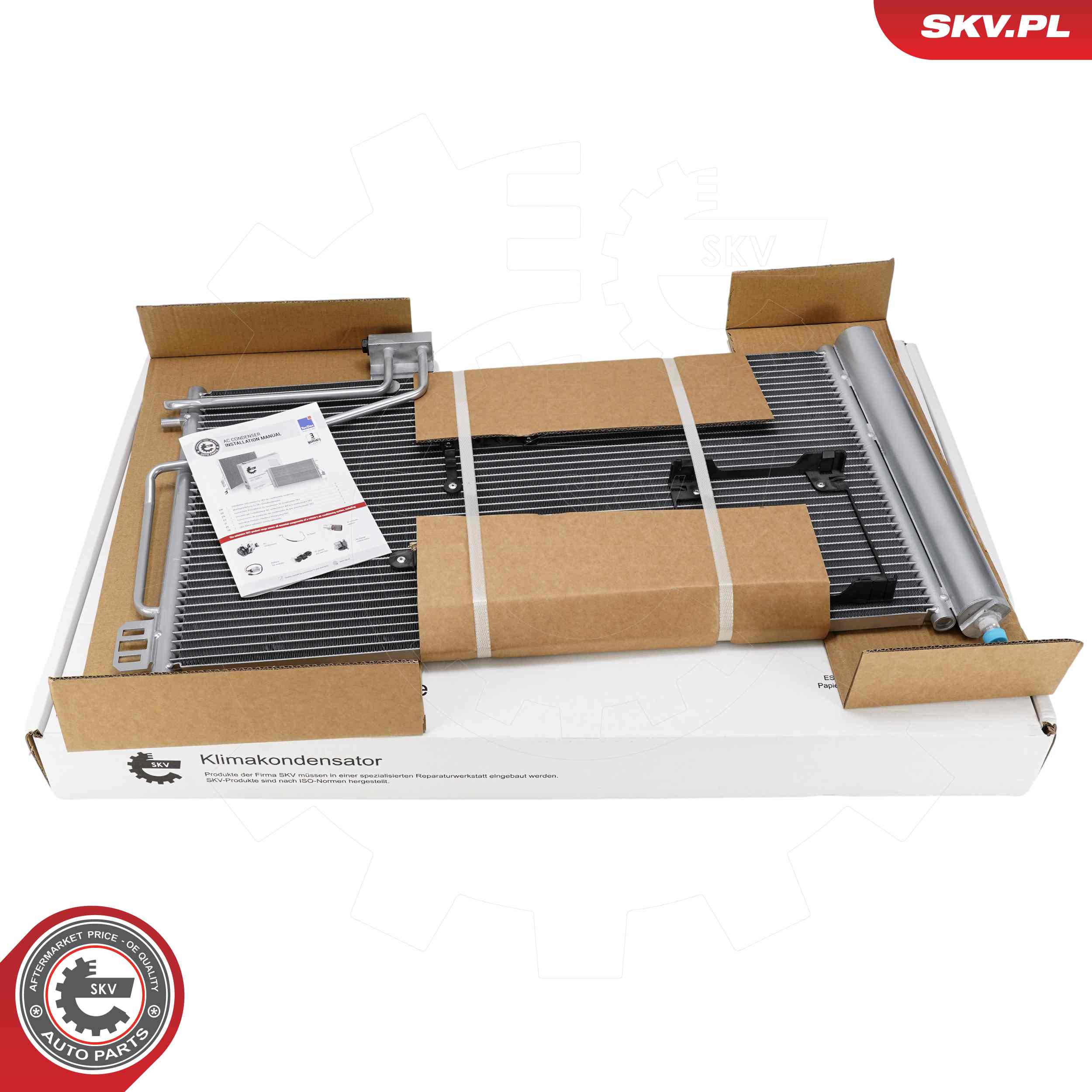 Ilustracja 86SKV293 ESEN SKV skraplacz, klimatyzacja