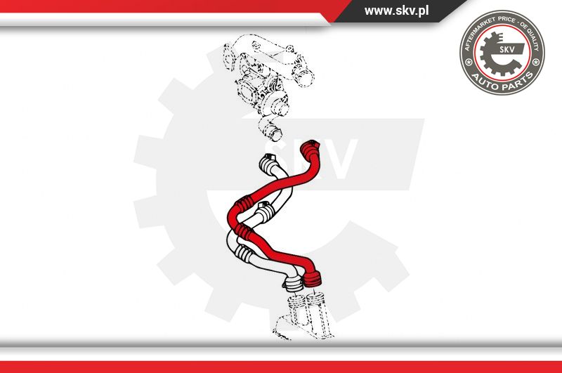 Ilustracja 43SKV060 ESEN SKV przewód powietrza doładowującego