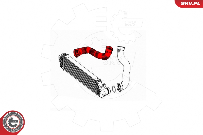 Ilustracja 43SKV397 ESEN SKV przewód powietrza doładowującego