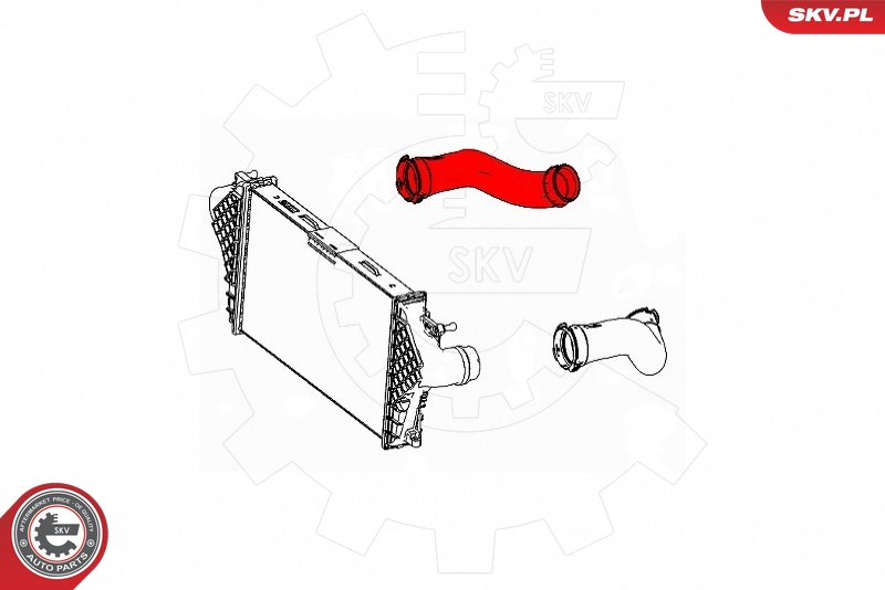 Ilustracja 43SKV321 ESEN SKV przewód powietrza doładowującego