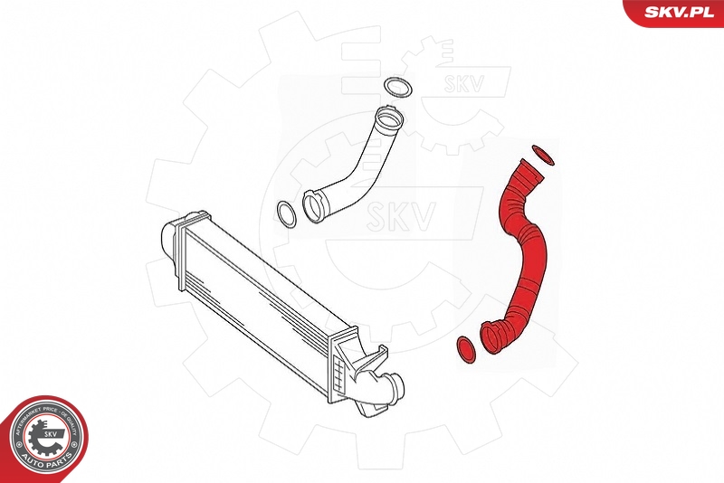 Ilustracja 43SKV335 ESEN SKV przewód powietrza doładowującego