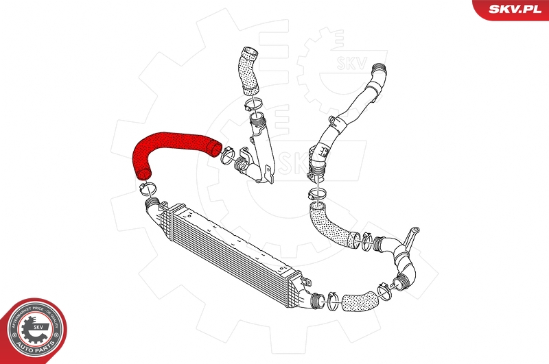Ilustracja 43SKV401 ESEN SKV przewód powietrza doładowującego