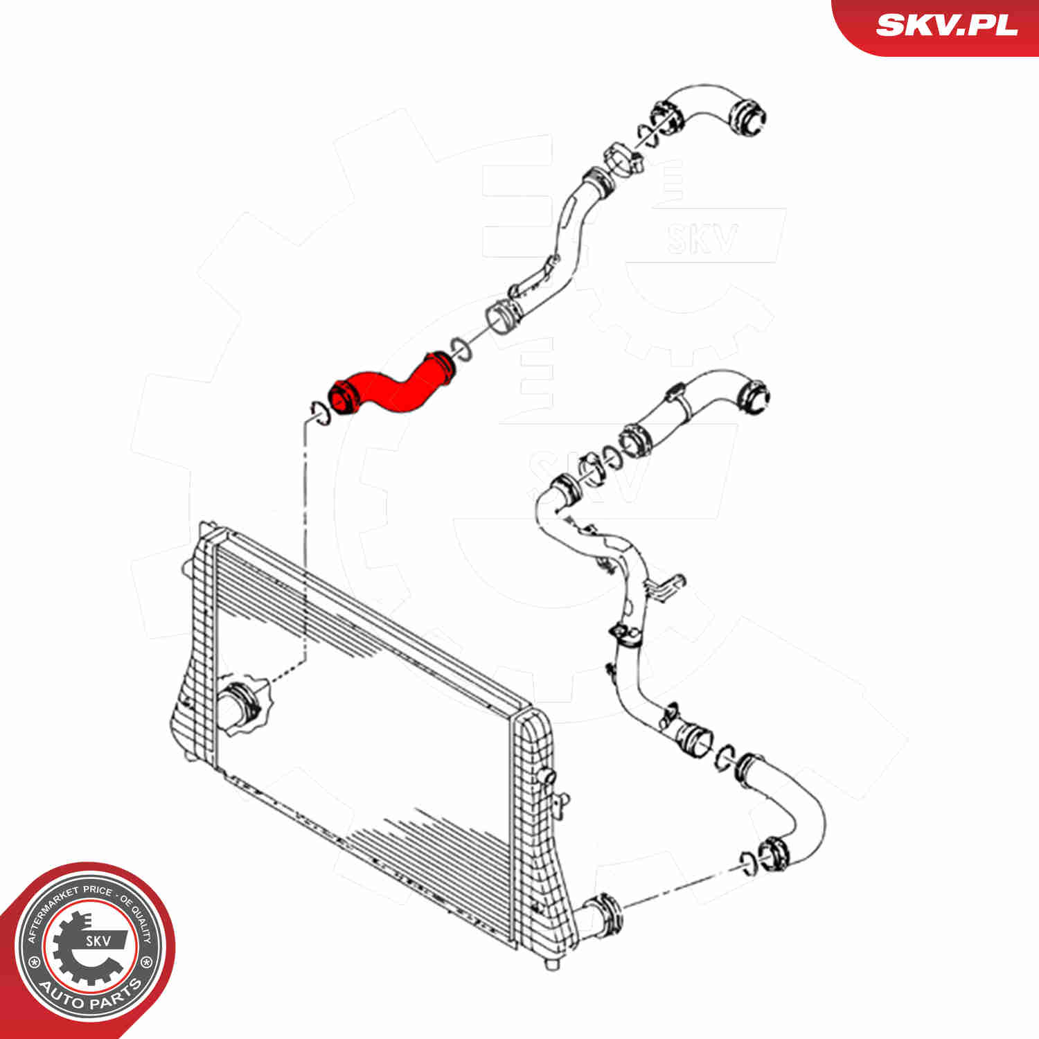Ilustracja 43SKV425 ESEN SKV przewód powietrza doładowującego