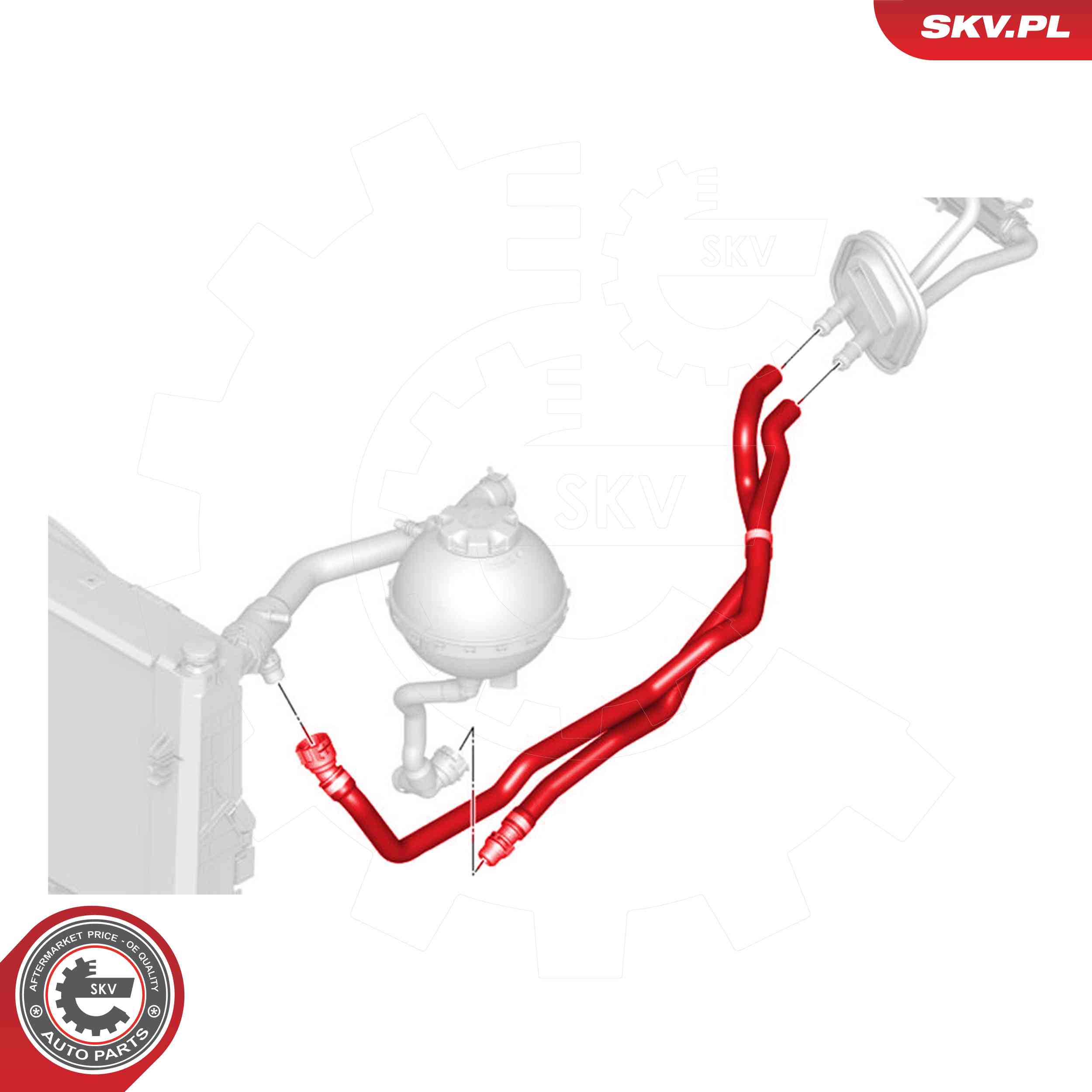 Ilustracja 54SKV770 ESEN SKV przewód elastyczny chłodnicy
