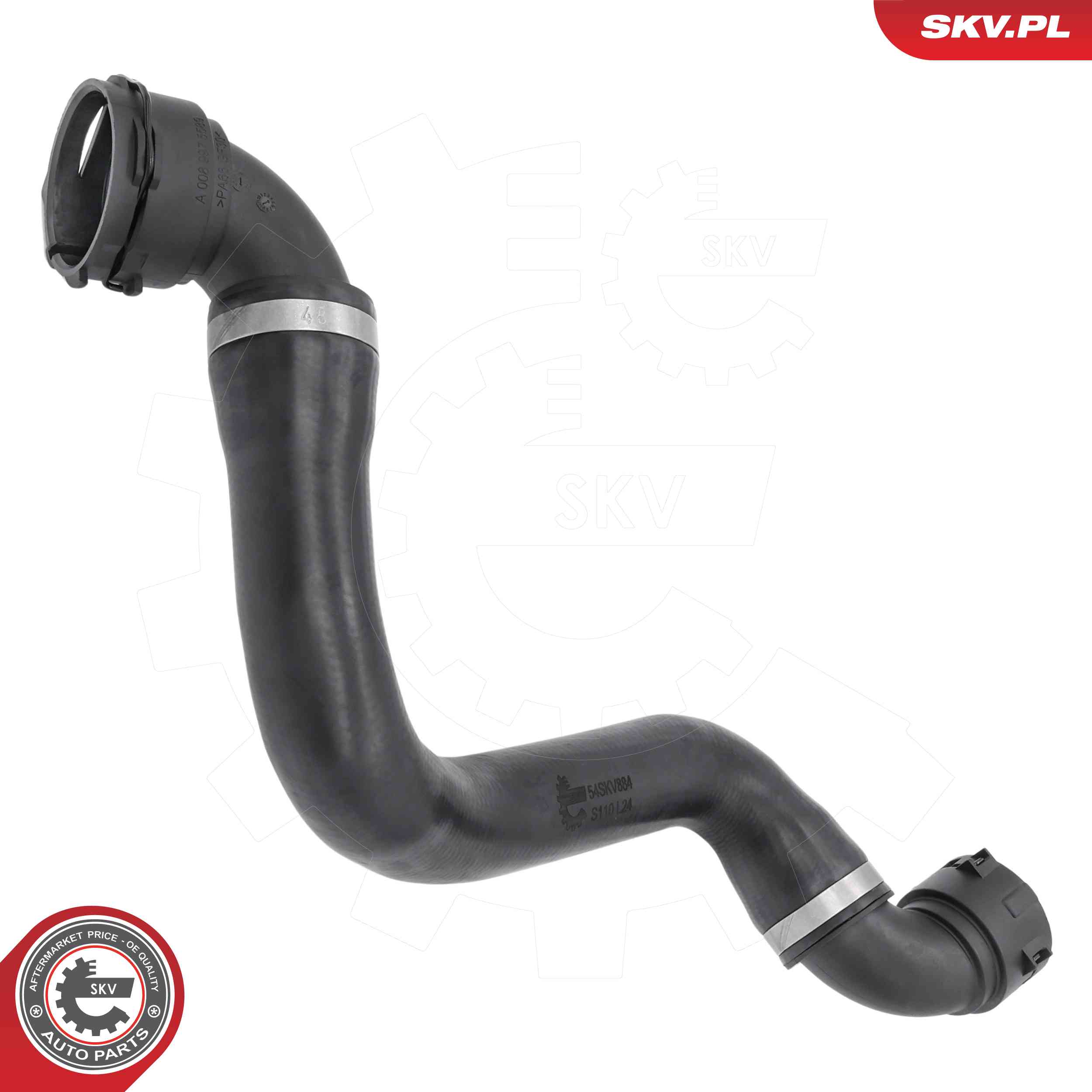 Ilustracja 54SKV884 ESEN SKV przewód elastyczny chłodnicy