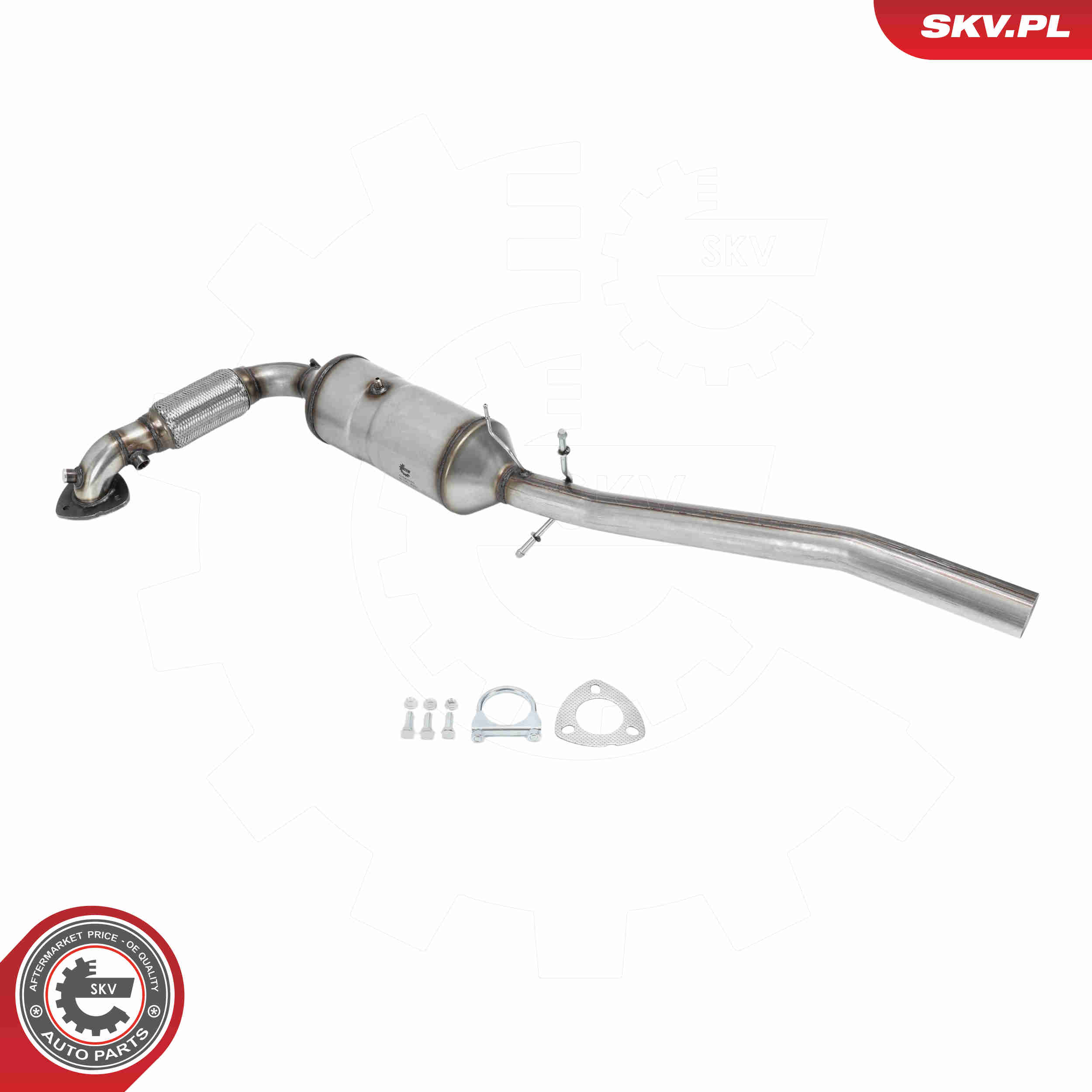 Ilustracja 62SKV545 ESEN SKV filtr sadzy / filtr cząstek stałych, układ wydechowy