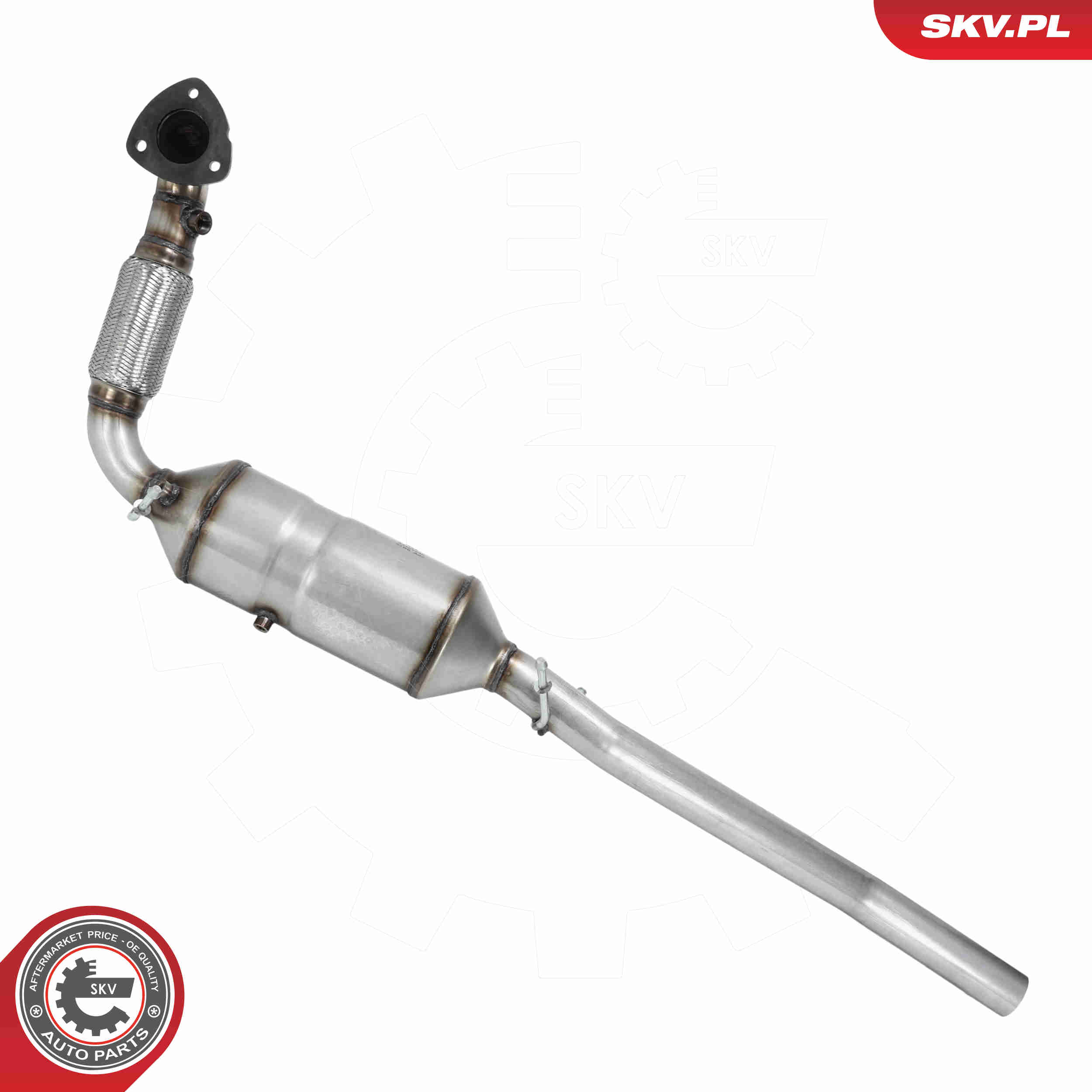 Ilustracja 62SKV545 ESEN SKV filtr sadzy / filtr cząstek stałych, układ wydechowy