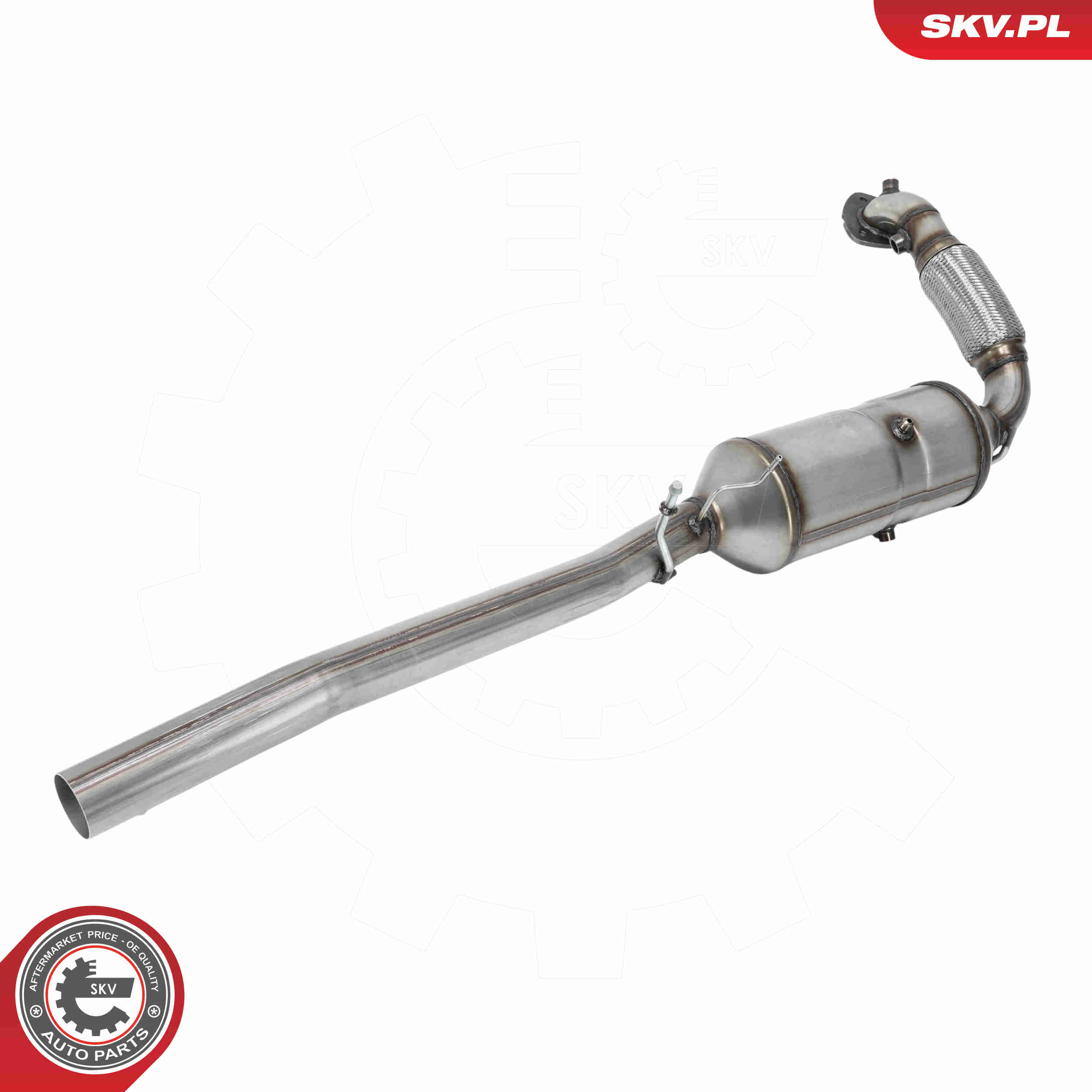 Ilustracja 62SKV545 ESEN SKV filtr sadzy / filtr cząstek stałych, układ wydechowy