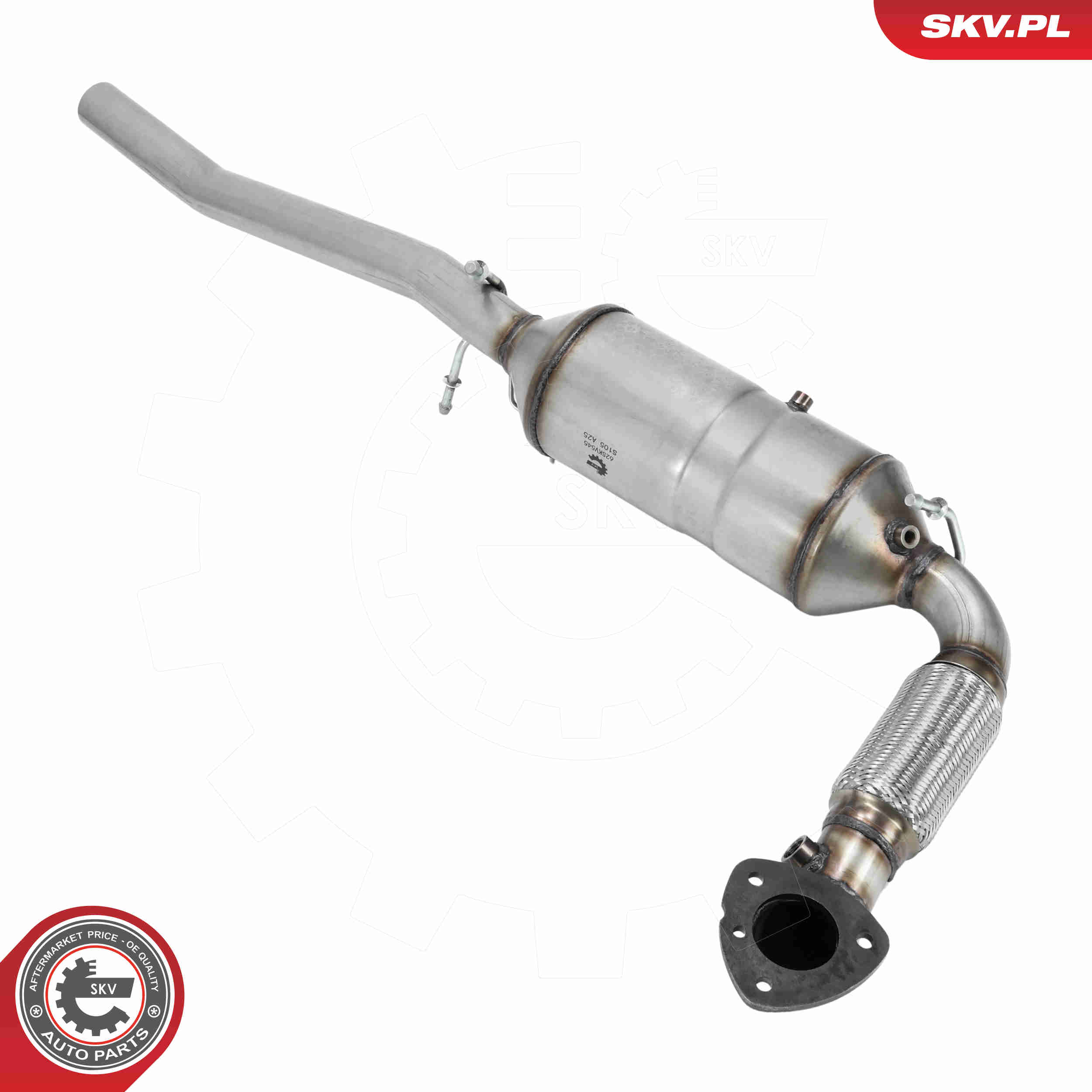 Ilustracja 62SKV545 ESEN SKV filtr sadzy / filtr cząstek stałych, układ wydechowy