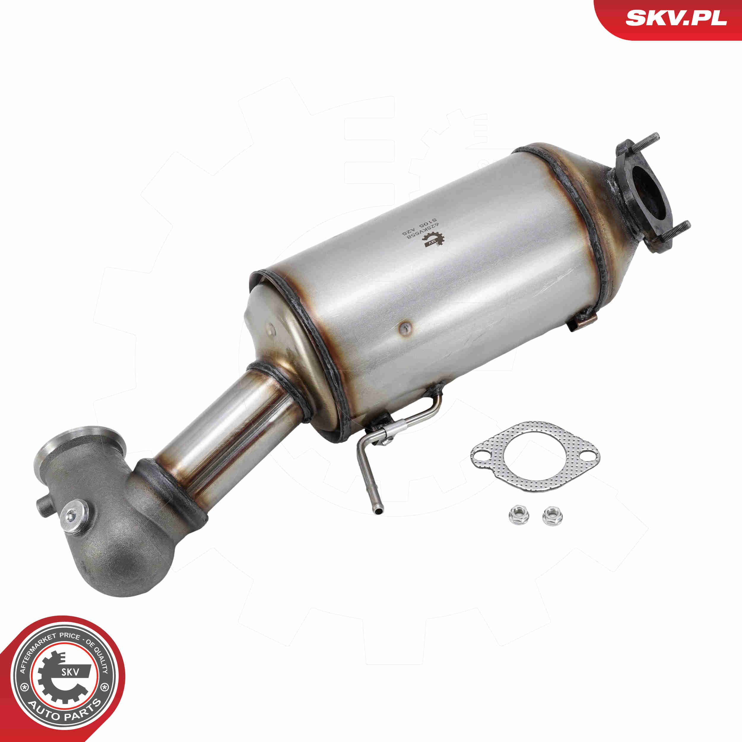 Ilustracja 62SKV558 ESEN SKV filtr sadzy / filtr cząstek stałych, układ wydechowy