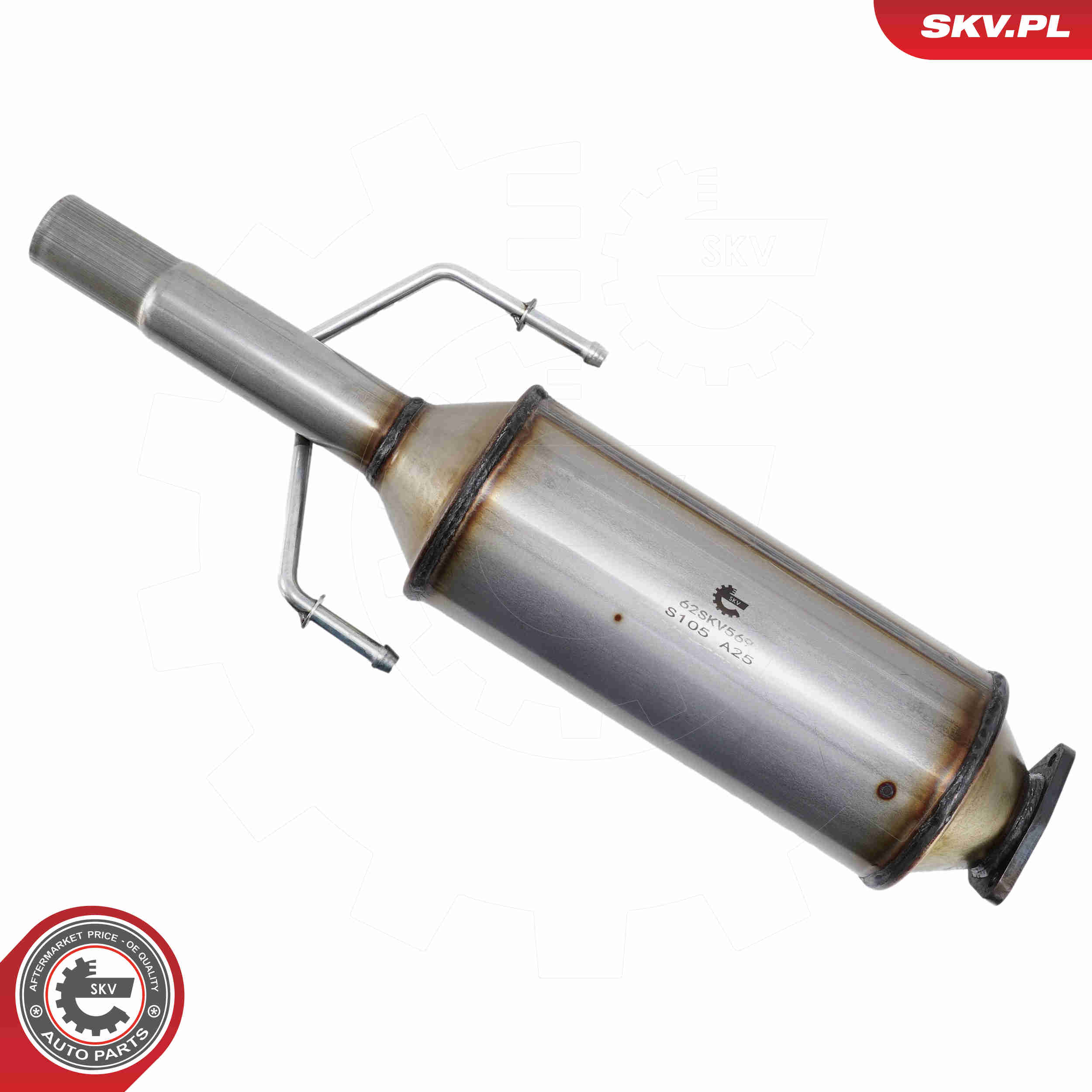 Ilustracja 62SKV569 ESEN SKV filtr sadzy / filtr cząstek stałych, układ wydechowy