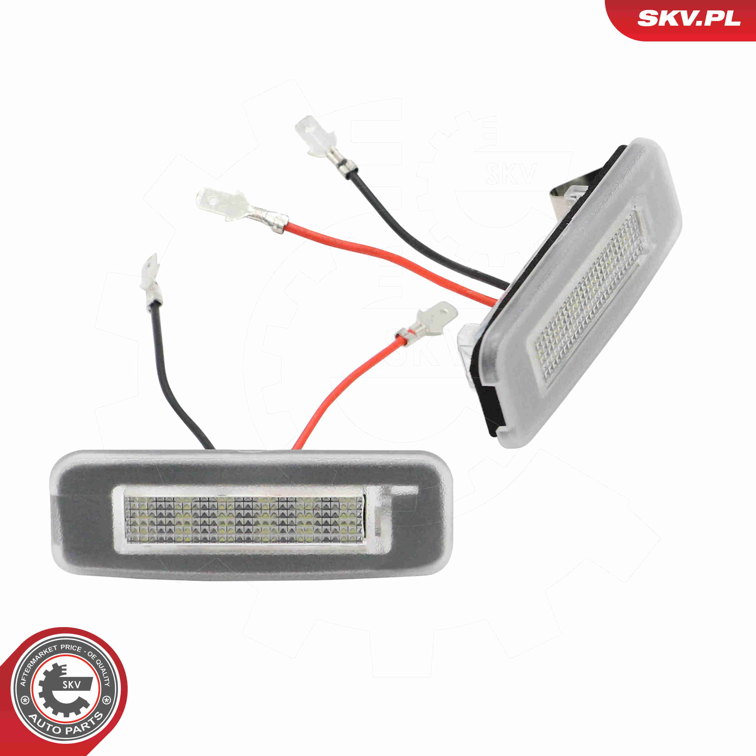 Ilustracja 72SKV552 ESEN SKV oświetlenie tablicy rejestracyjnej