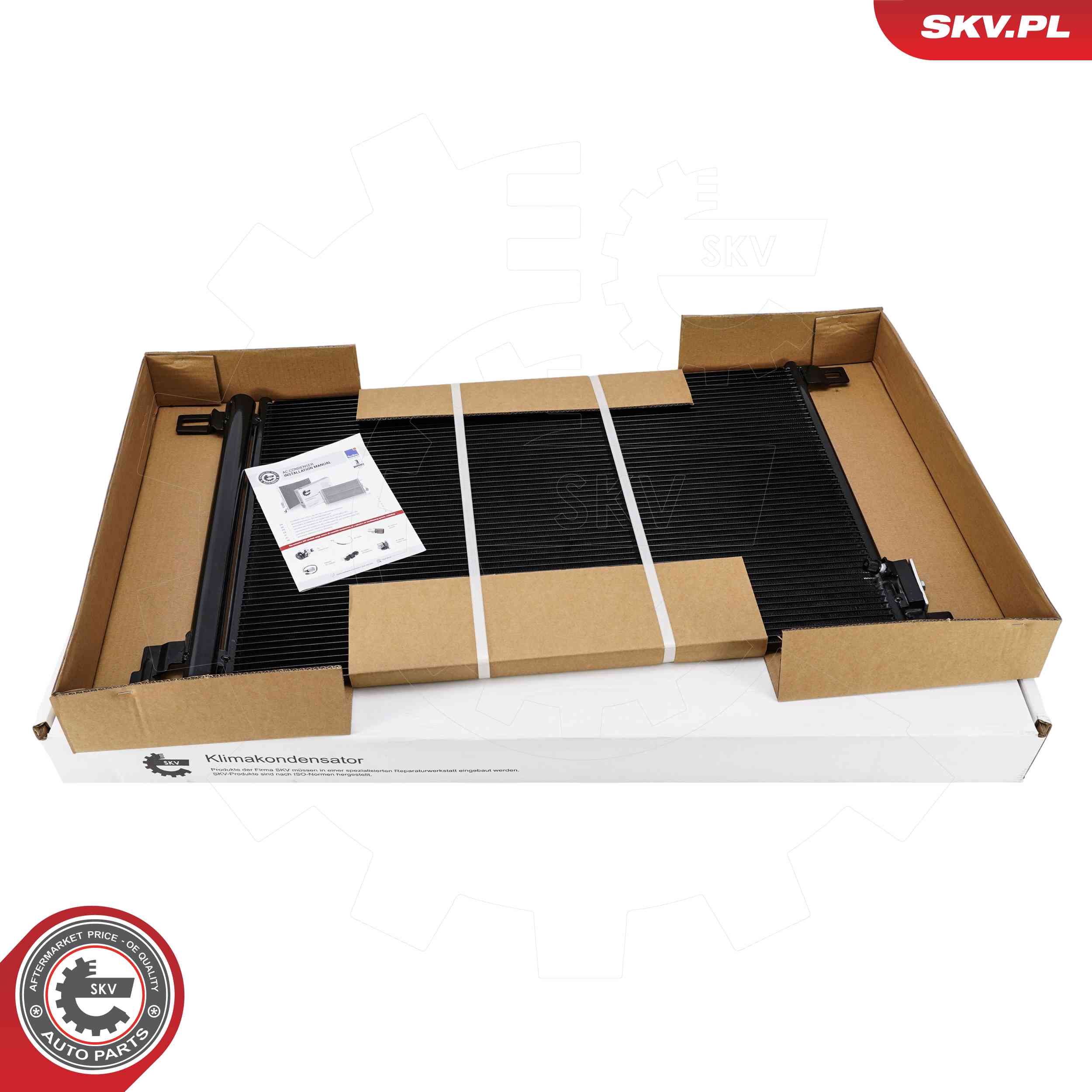 Ilustracja 86SKV292 ESEN SKV skraplacz, klimatyzacja