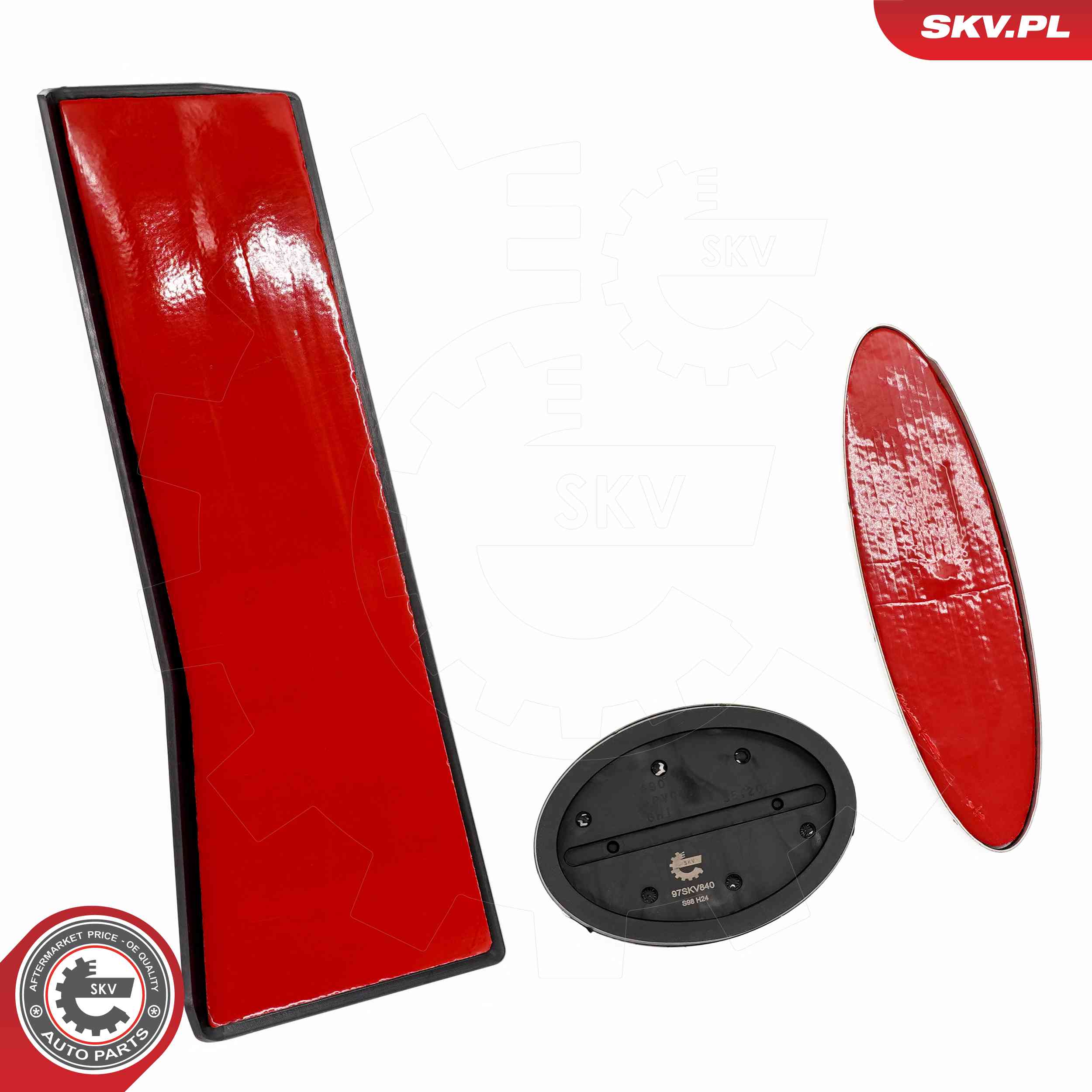 Ilustracja 97SKV840 ESEN SKV zestaw okładzin pedałów