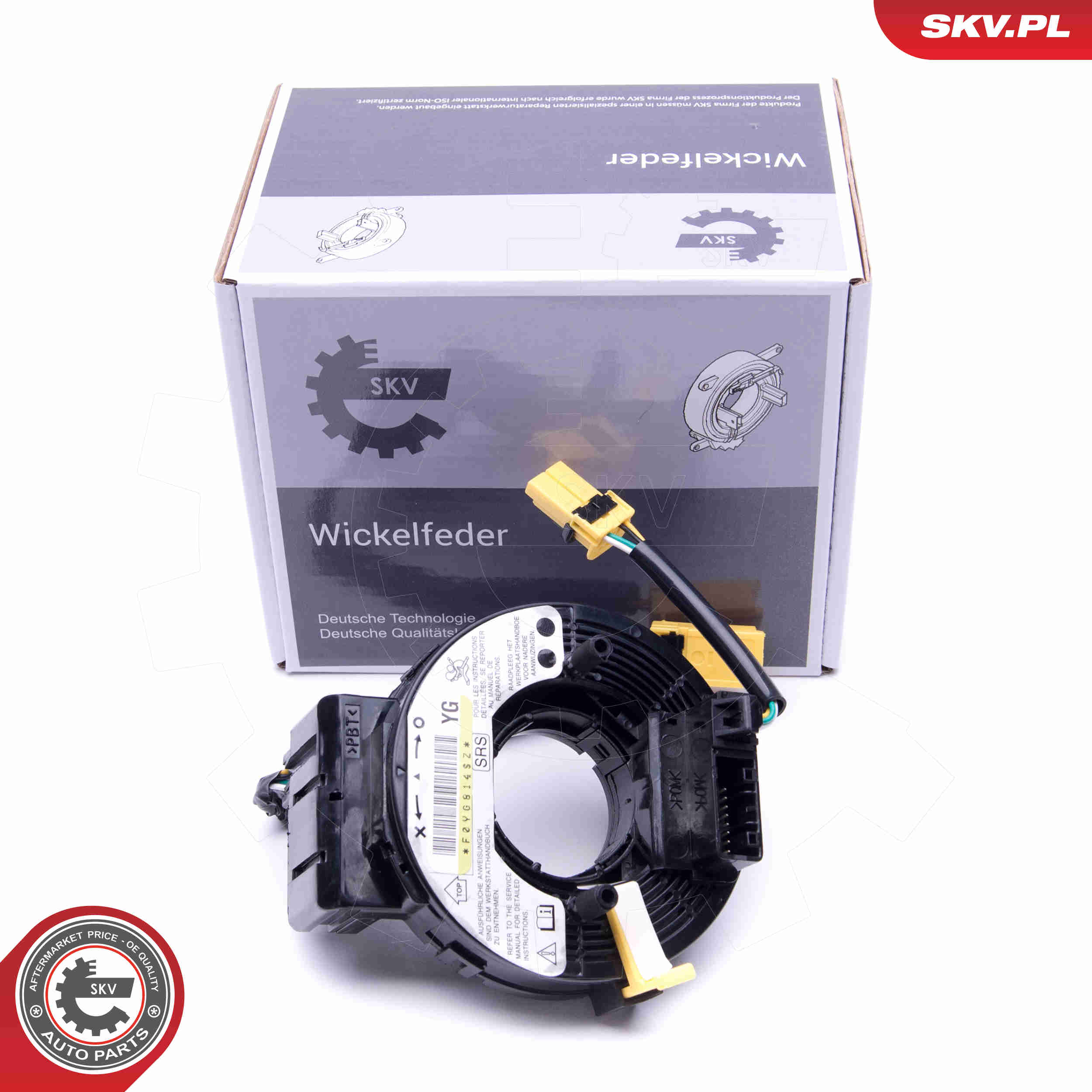 Ilustracja 96SKV537 ESEN SKV sprężyna śrubowa, poduszka powietrzna