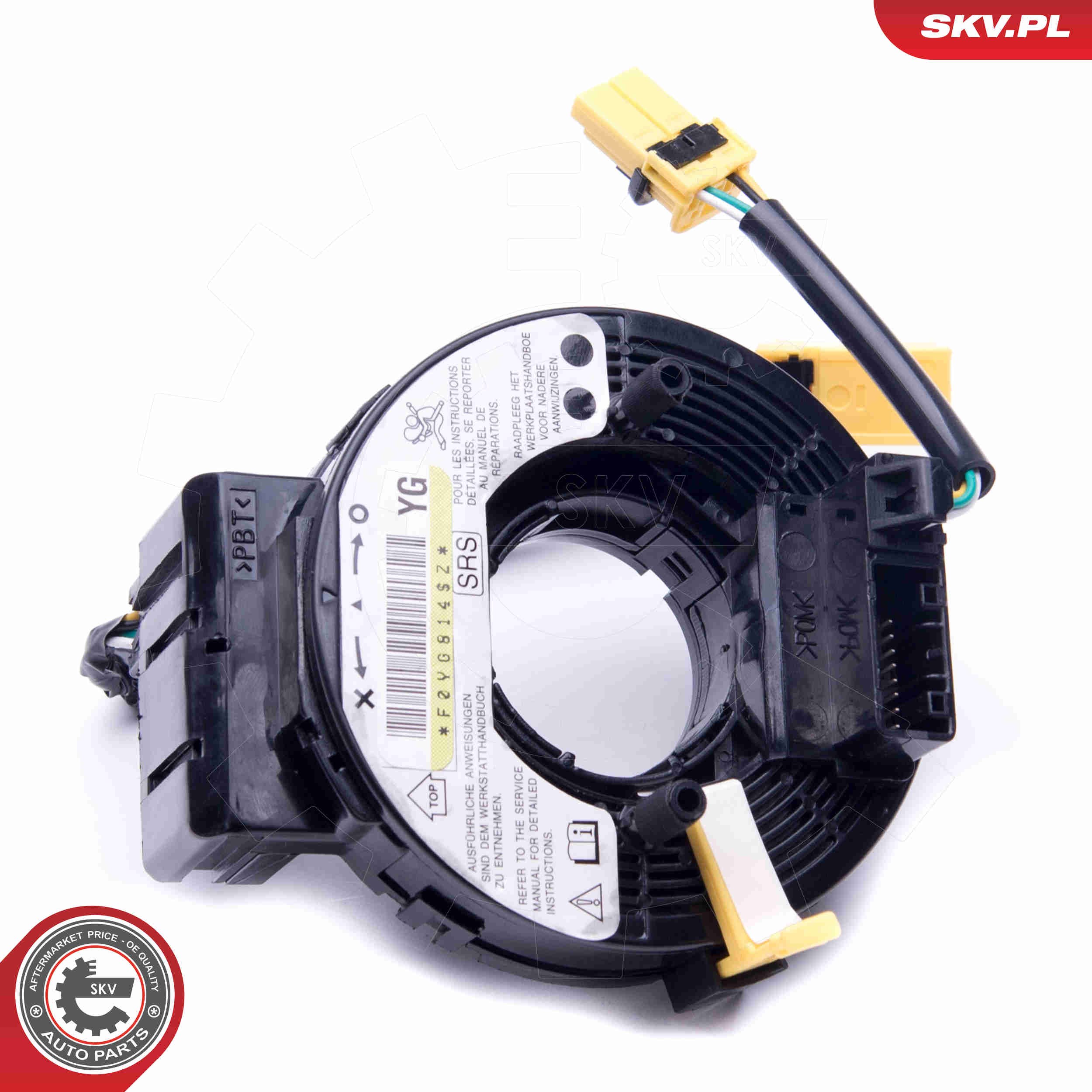 Ilustracja 96SKV537 ESEN SKV sprężyna śrubowa, poduszka powietrzna