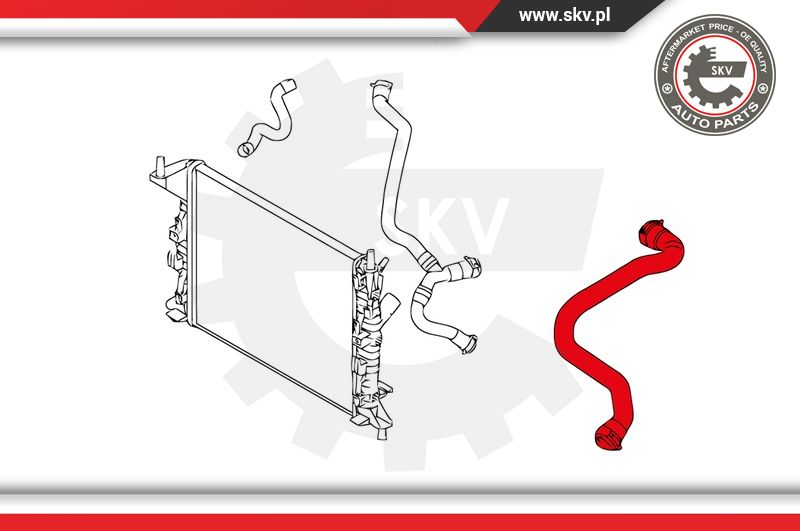 Ilustracja 24SKV230 ESEN SKV przewód elastyczny chłodnicy