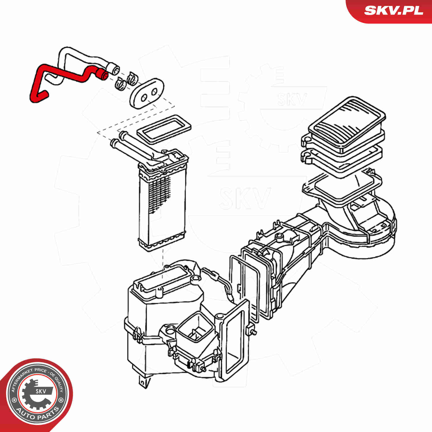 Ilustracja 24SKV370 ESEN SKV przewód elastyczny chłodnicy