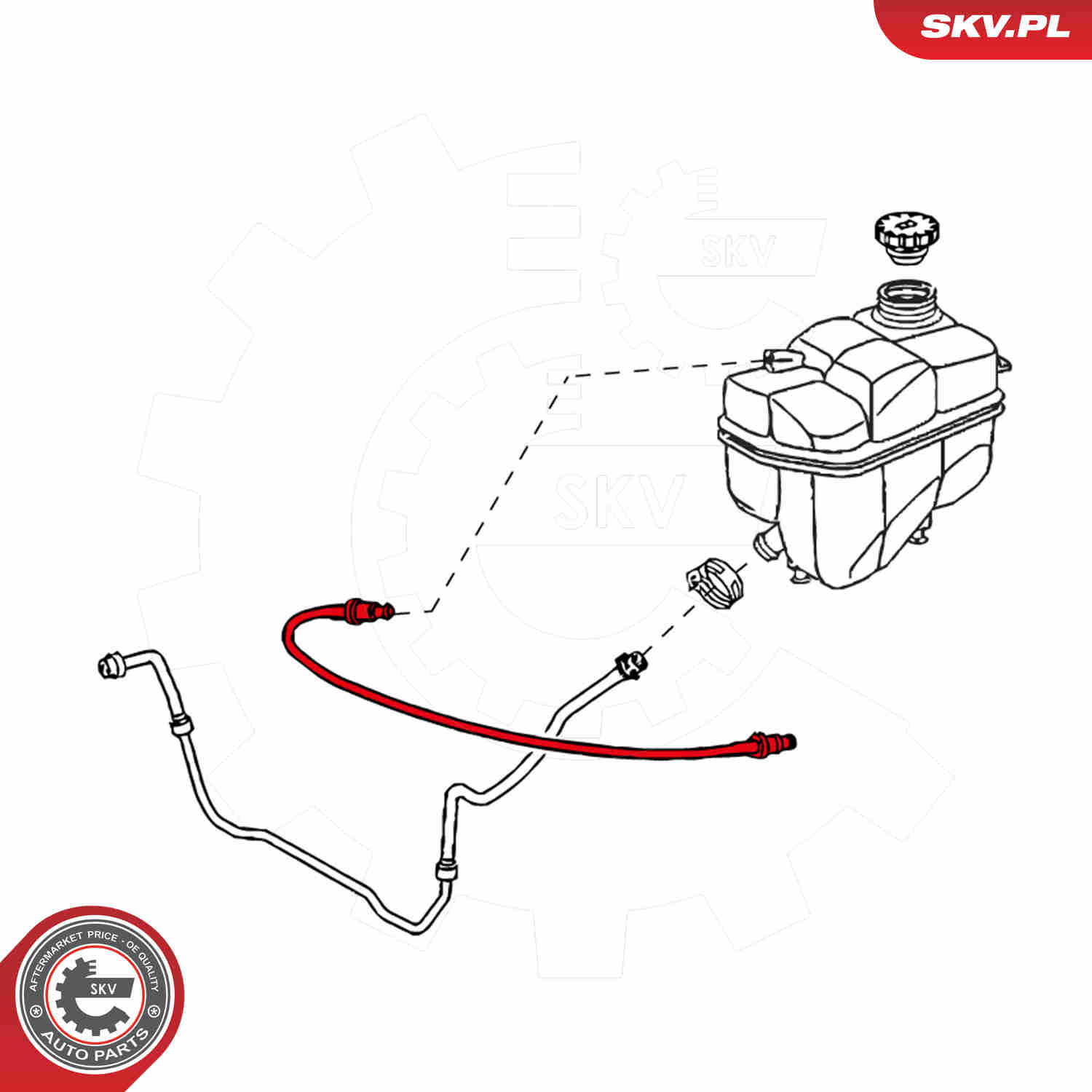 Ilustracja 24SKV384 ESEN SKV przewód elastyczny chłodnicy