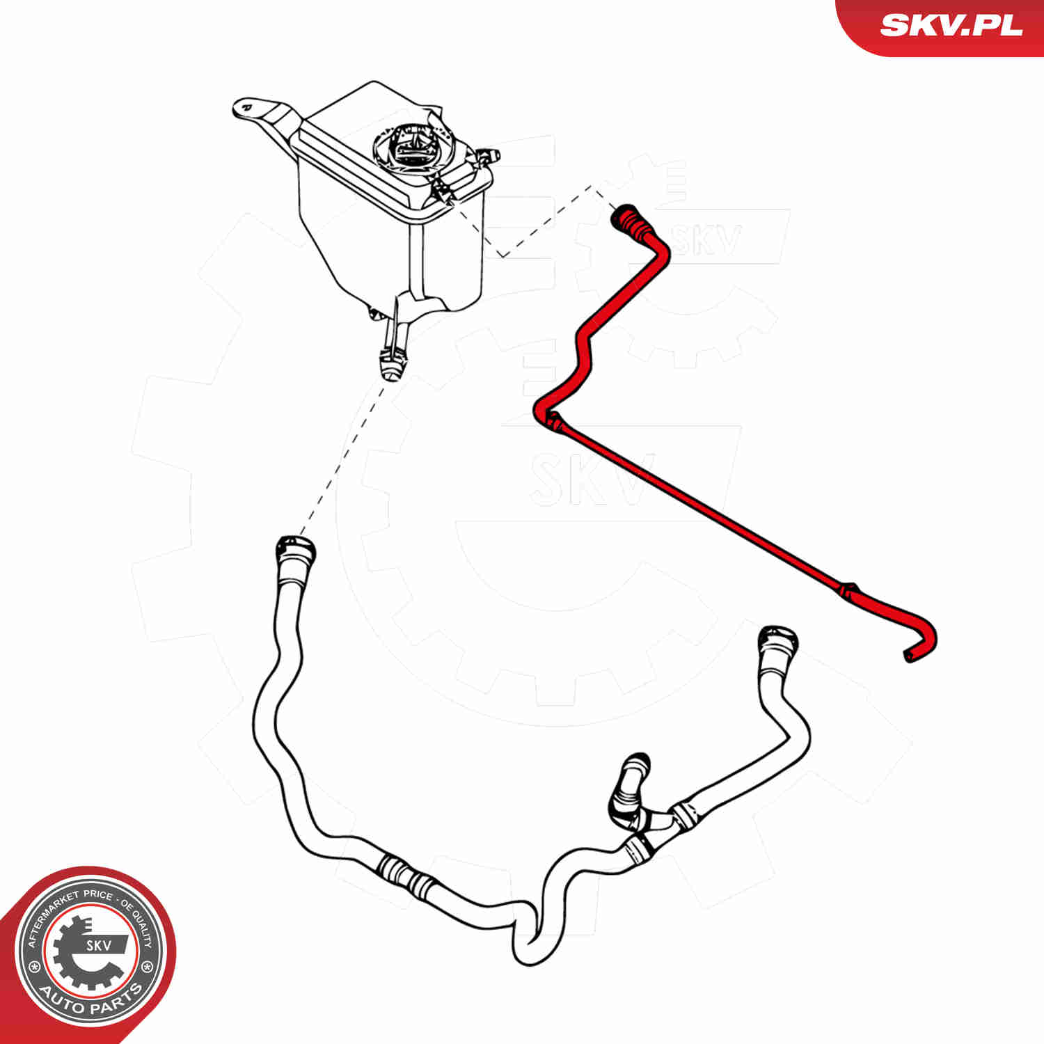 Ilustracja 24SKV386 ESEN SKV przewód elastyczny chłodnicy