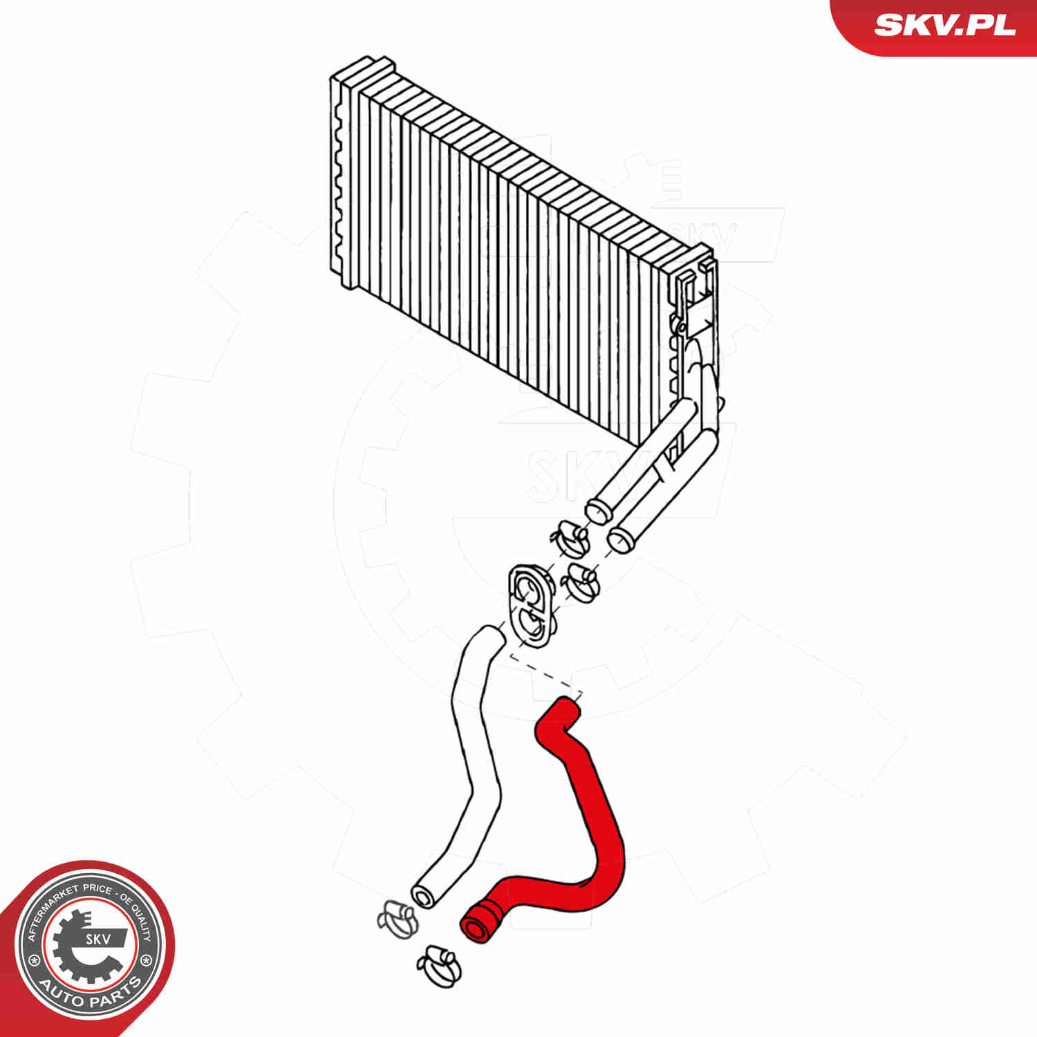 Ilustracja 24SKV399 ESEN SKV przewód elastyczny chłodnicy
