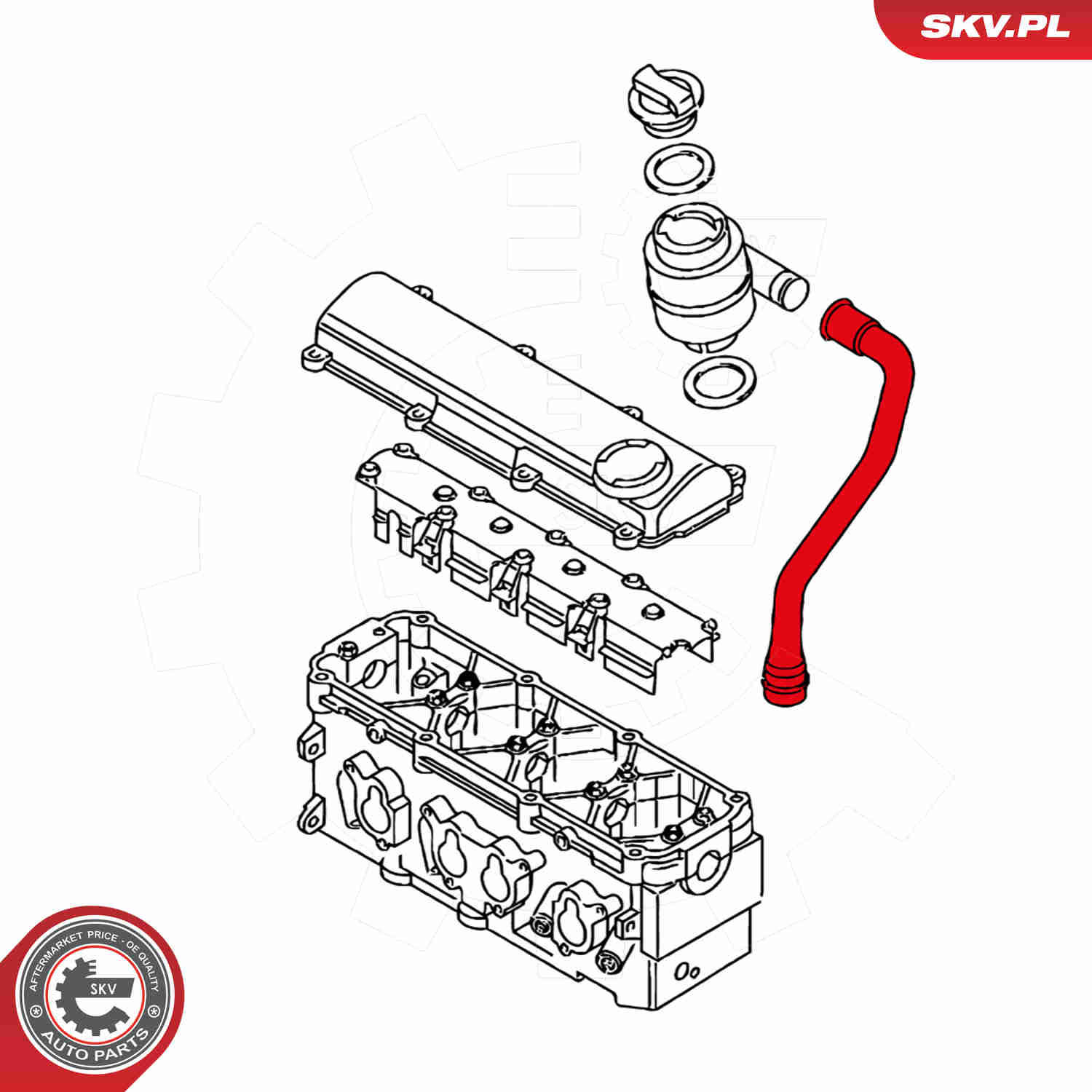 Ilustracja 24SKV427 ESEN SKV odma / wentylacja skrzyni korbowej