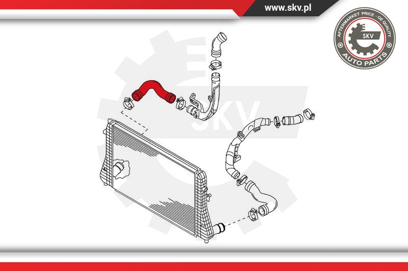 Ilustracja 24SKV644 ESEN SKV przewód powietrza doładowującego