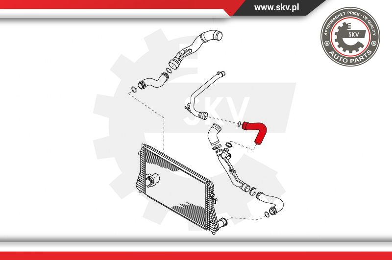 Ilustracja 24SKV615 ESEN SKV przewód powietrza doładowującego