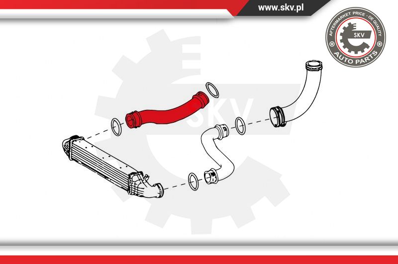 Ilustracja 24SKV635 ESEN SKV przewód powietrza doładowującego